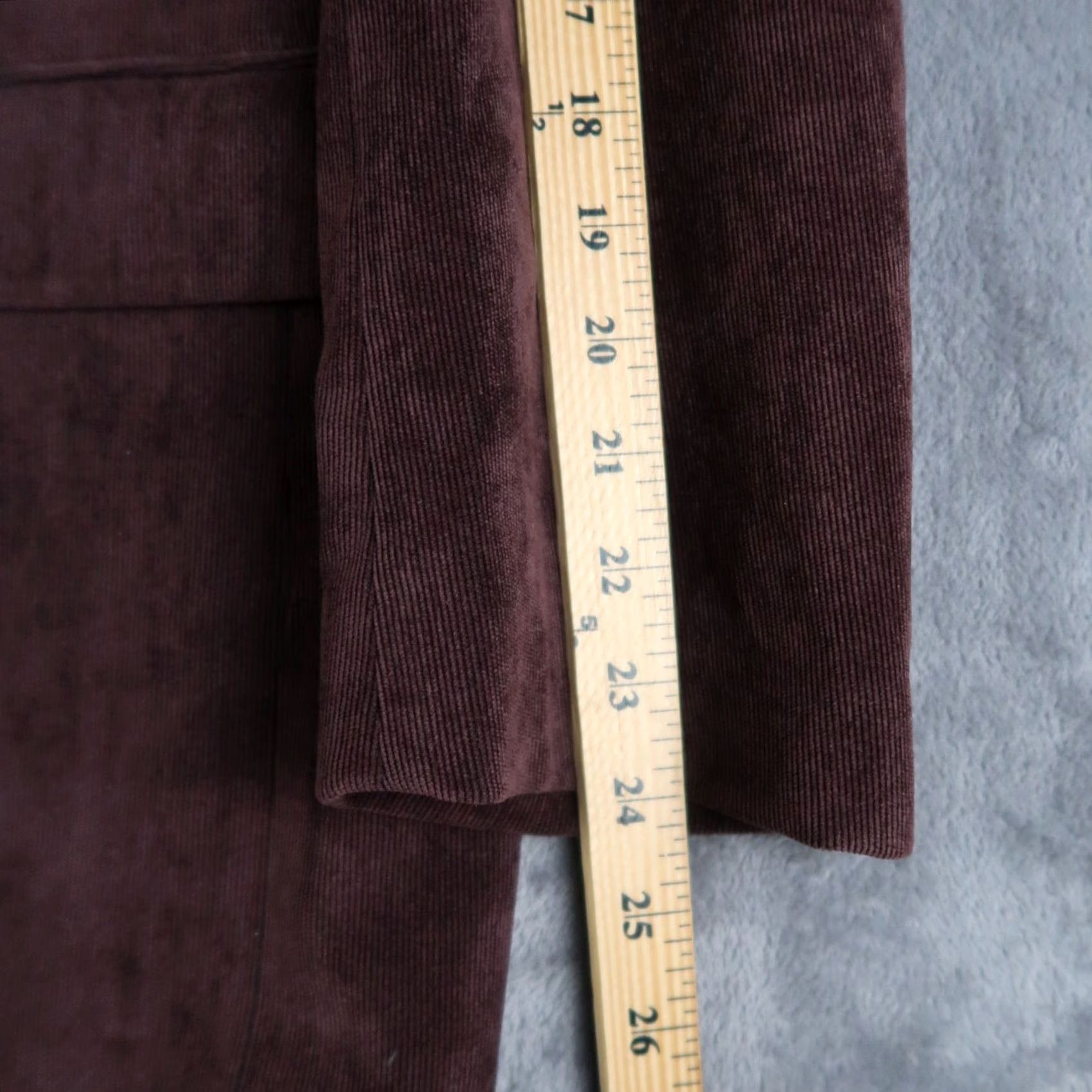 Ralph Lauren VINTAGE Lauren Ralph Lauren Blazer Mens 40R Corduroy Striped Lined Sport Coat Size 40R - 7 Thumbnail
