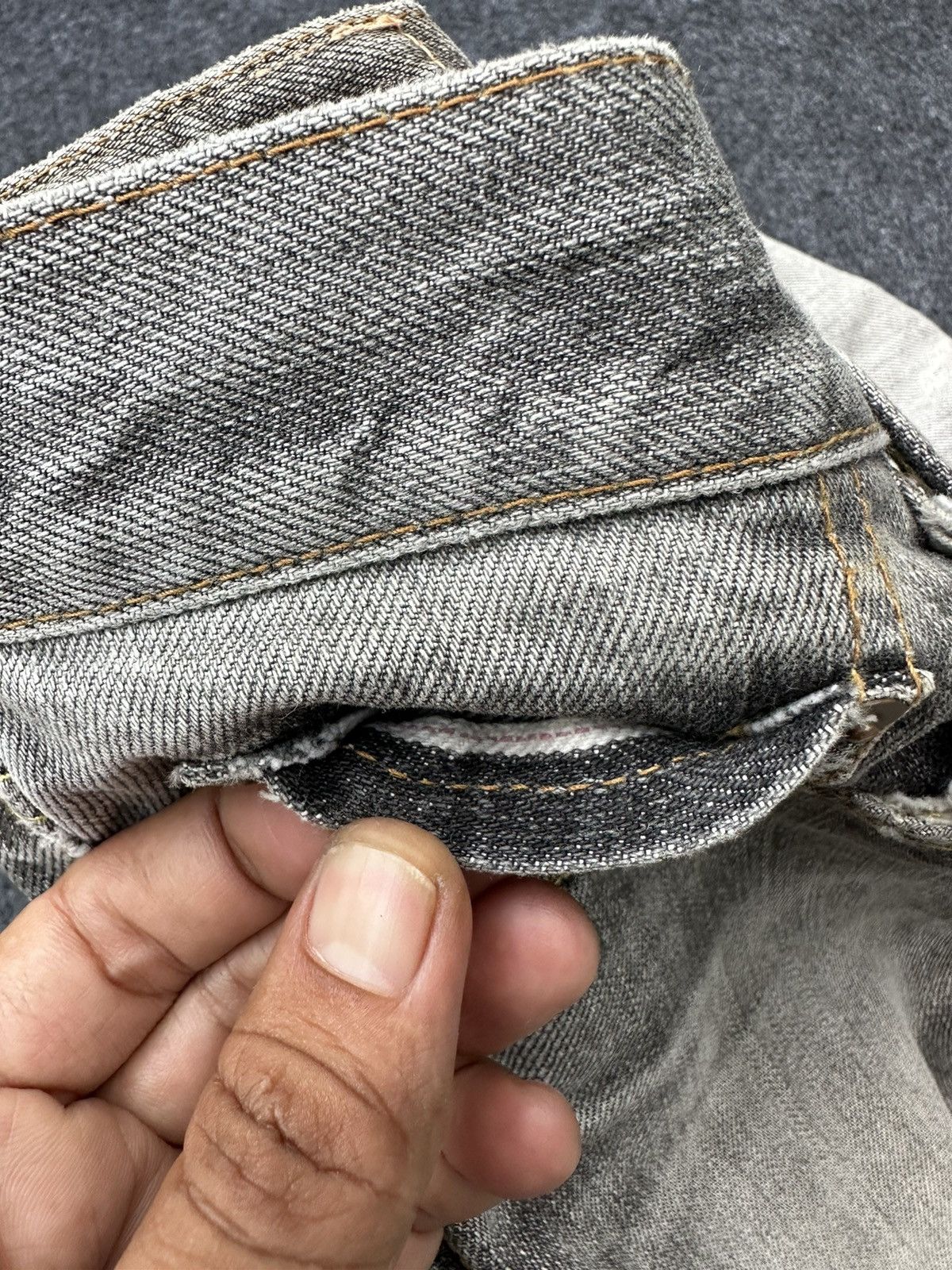 Japanese Brand Vintage Acoustic Japan Selvedge Faded Denim 30x30 D39 Size US 30 / EU 46 - 12 Thumbnail