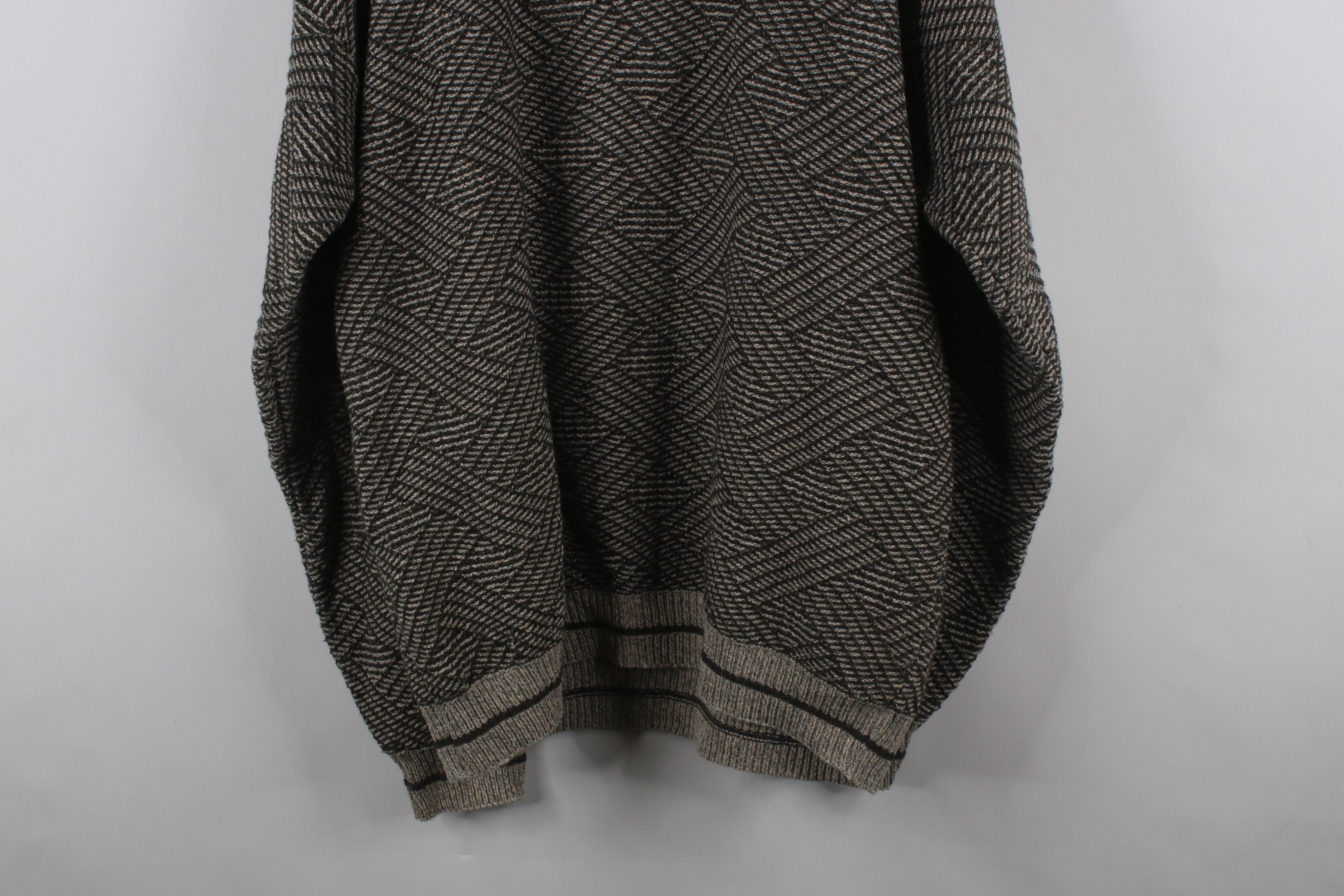 Vintage Vintage 90s Streetwear Cross Hatch Knit Dad Sweater USA Size US XL / EU 56 / 4 - 9 Thumbnail