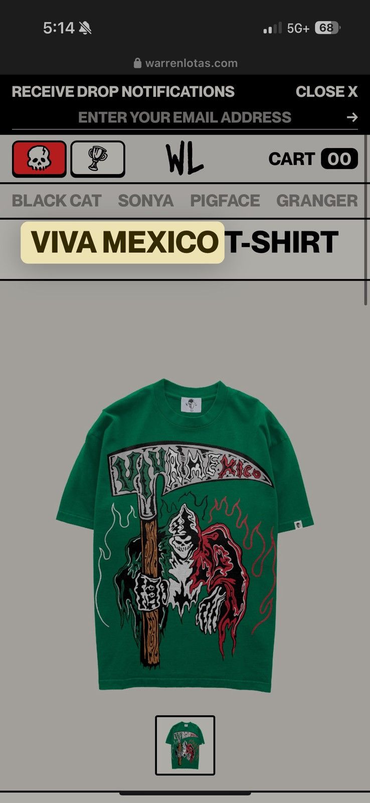 Warren Lotas Warren Lotas T-Shirt Size US S / EU 44-46 / 1 - 5 Thumbnail