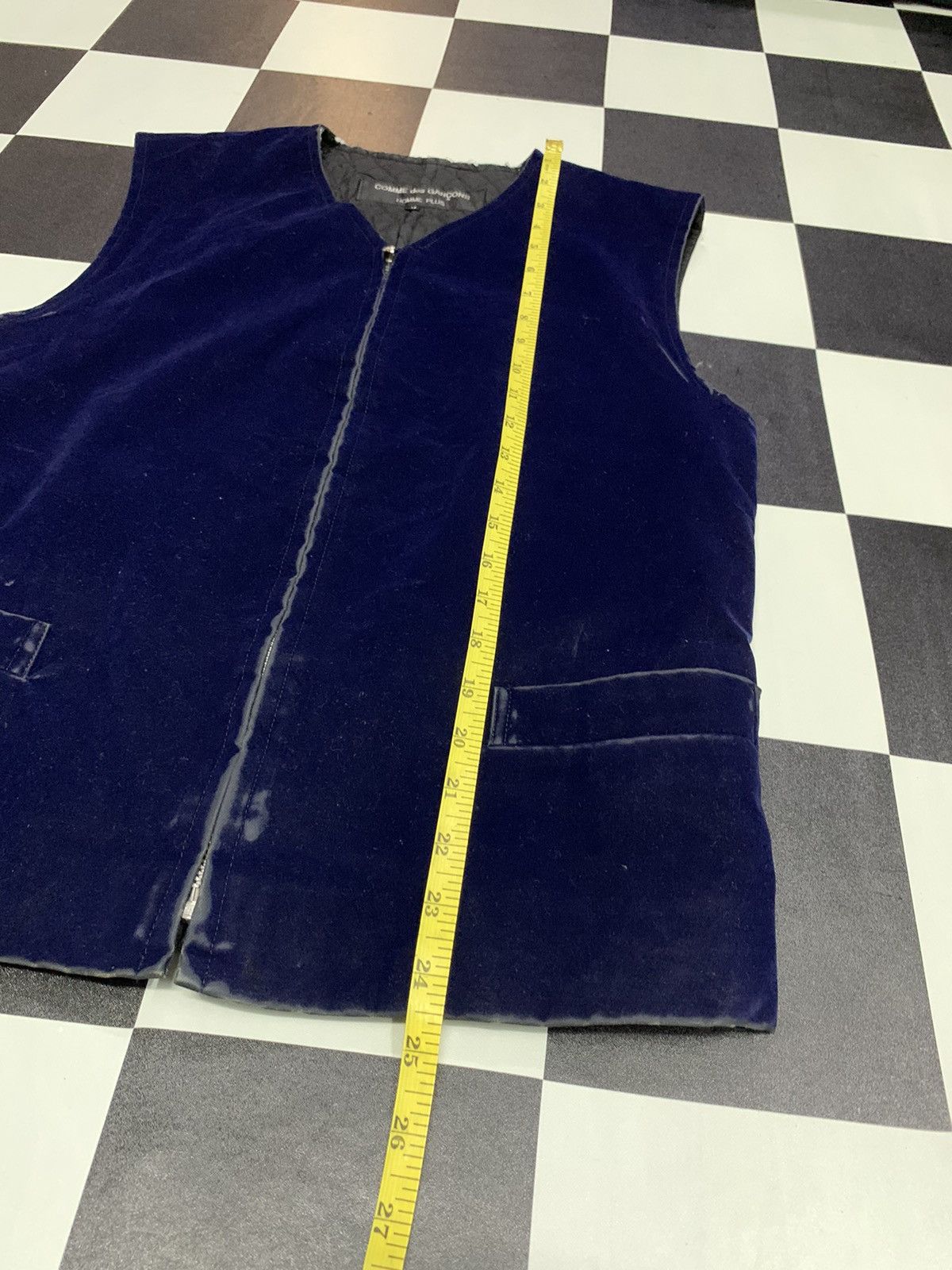 Comme des Garcons Homme Plus Vintage 90's Comme Des Garcon's Homme Plus Velvet Vests Size US M / EU 48-50 / 2 - 8 Thumbnail
