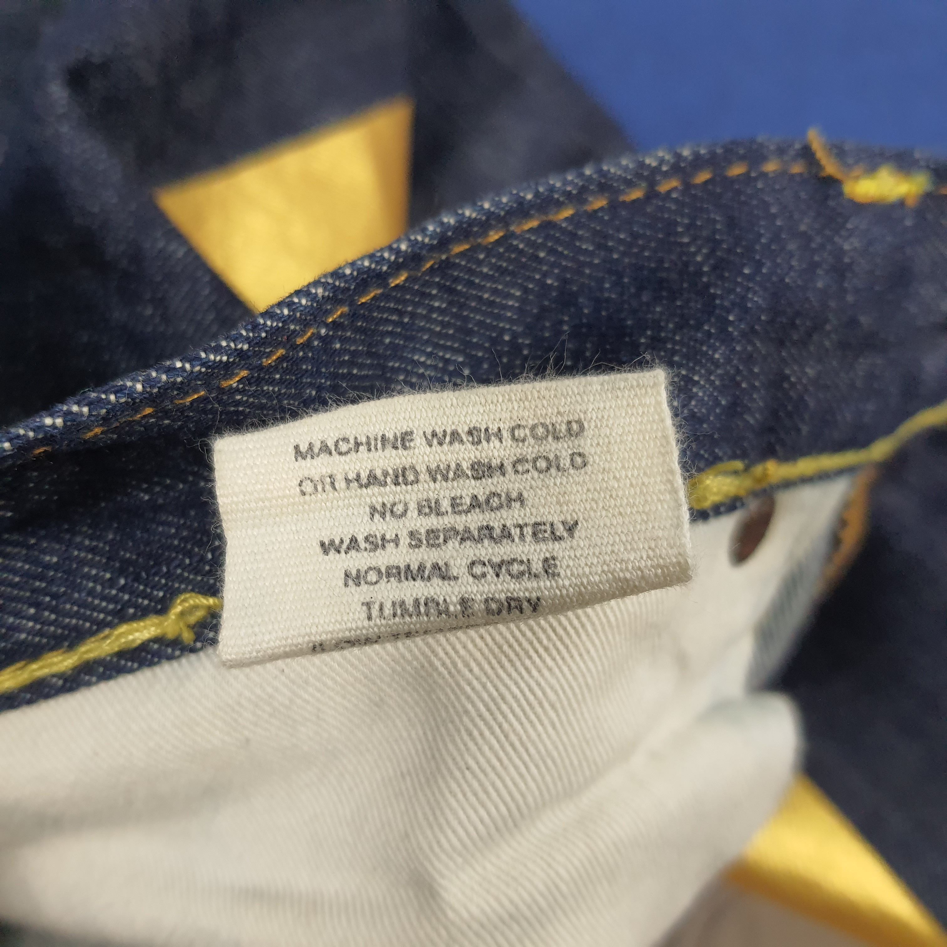 Japanese Brand × Vintage Vintage Evisu Japanese Brand Custom Gold Daicock Jeans Size US 31 - 12 Thumbnail