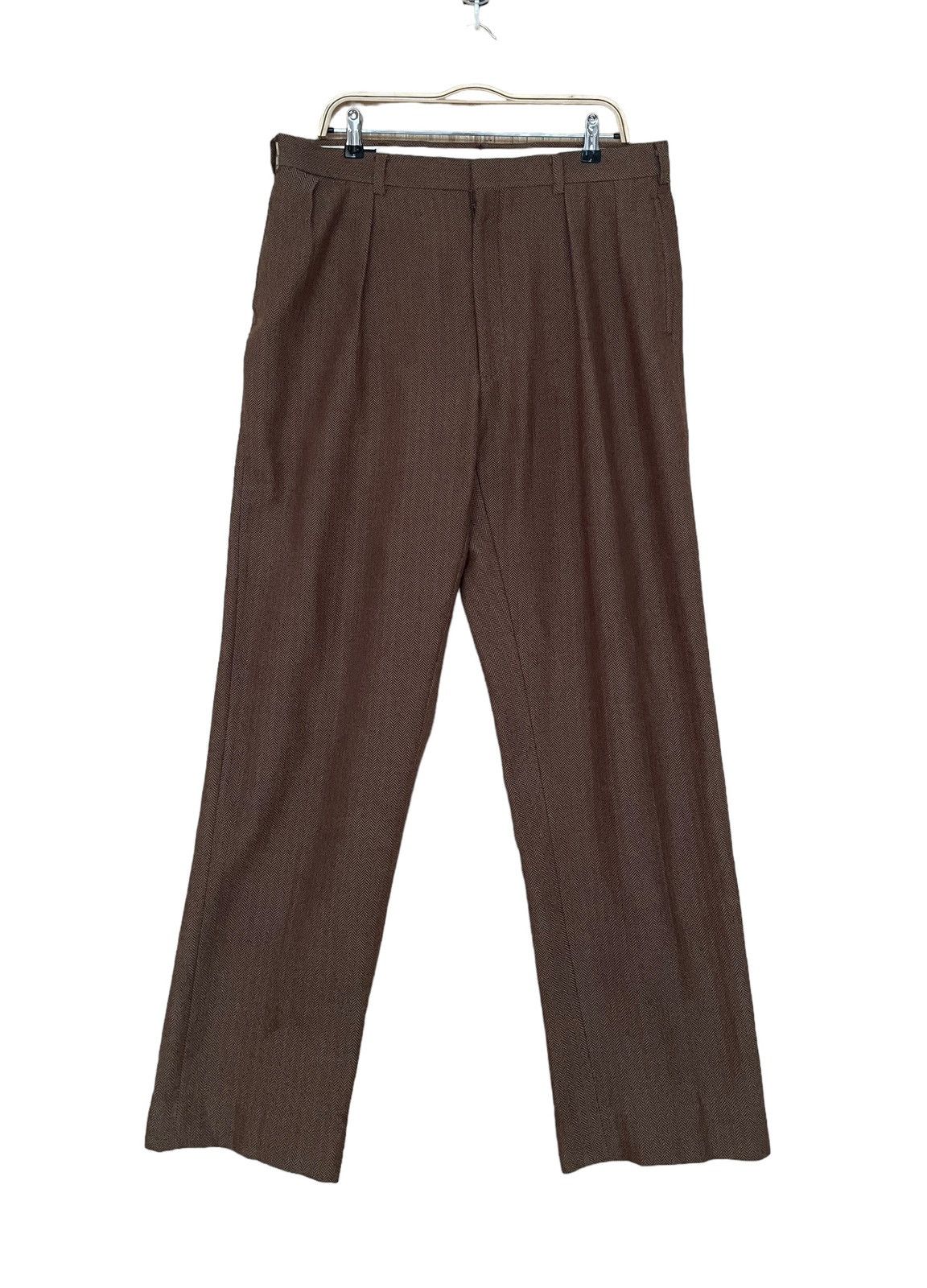 Vintage Vintage Brand Polo Ralph Lauren 100% Wool Pants 1980s Size US 36 / EU 52 - 1 Thumbnail
