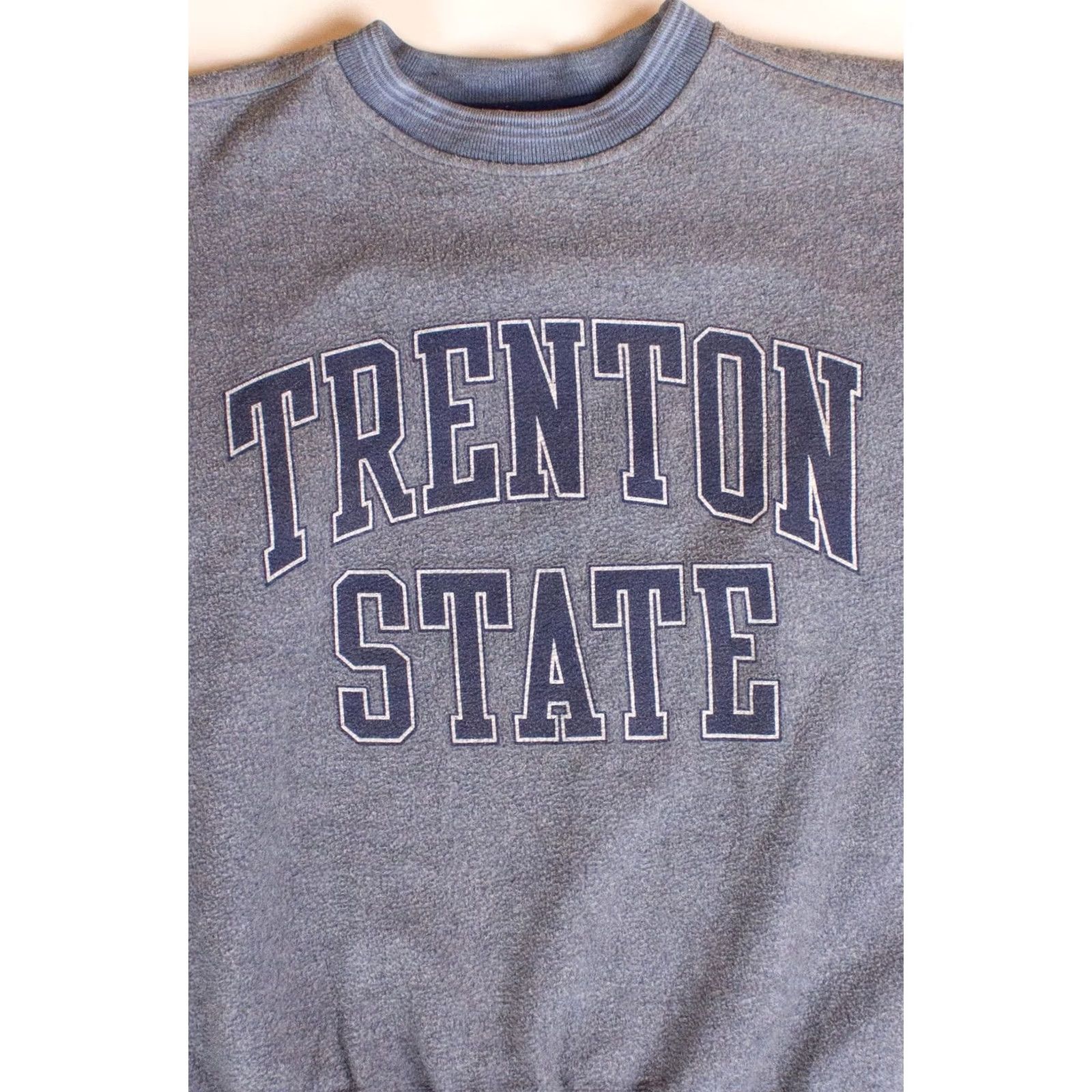 Vintage VINTAGE Gear for Sports Trenton State Reverse Weave Sweatshirt 1990s Blue Medium Mens Size US M / EU 48-50 / 2 - 2 Thumbnail