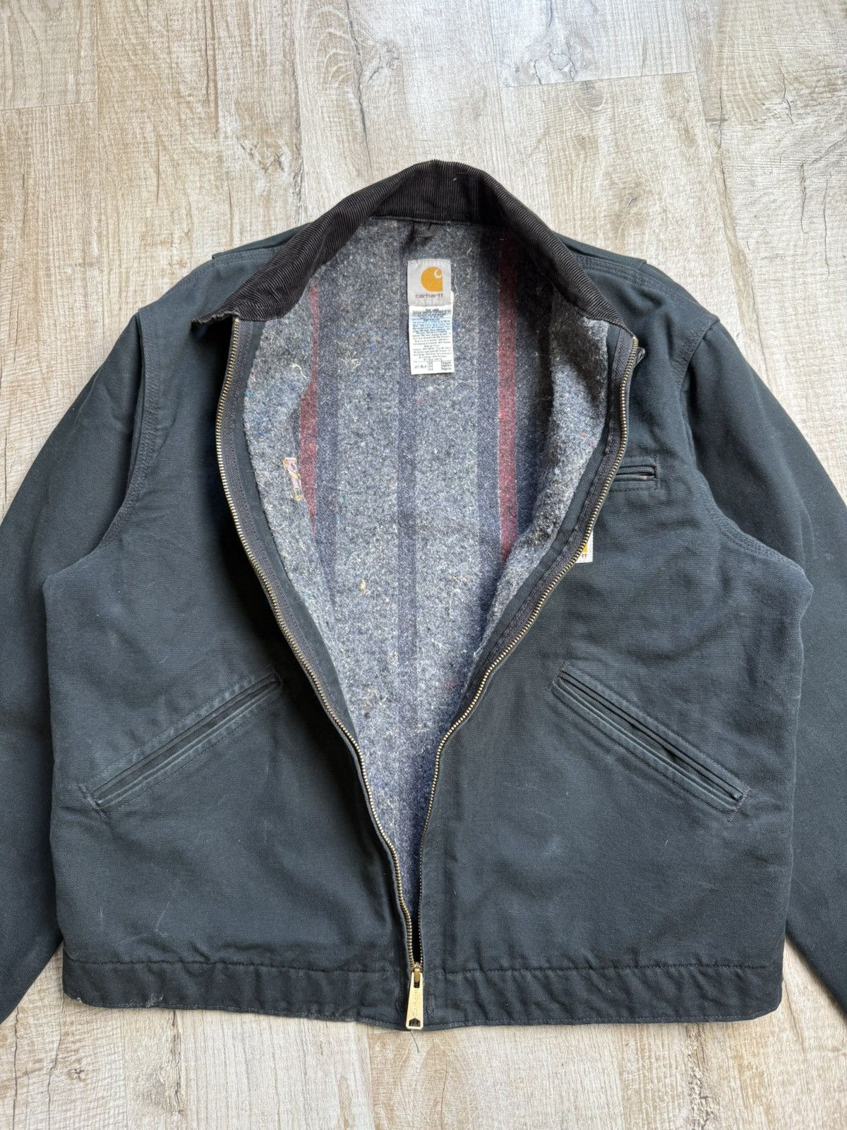 Carhartt Carhartt Detroit Jacket Black ATR Lime Maintenance Services Size US L / EU 52-54 / 3 - 10 Thumbnail