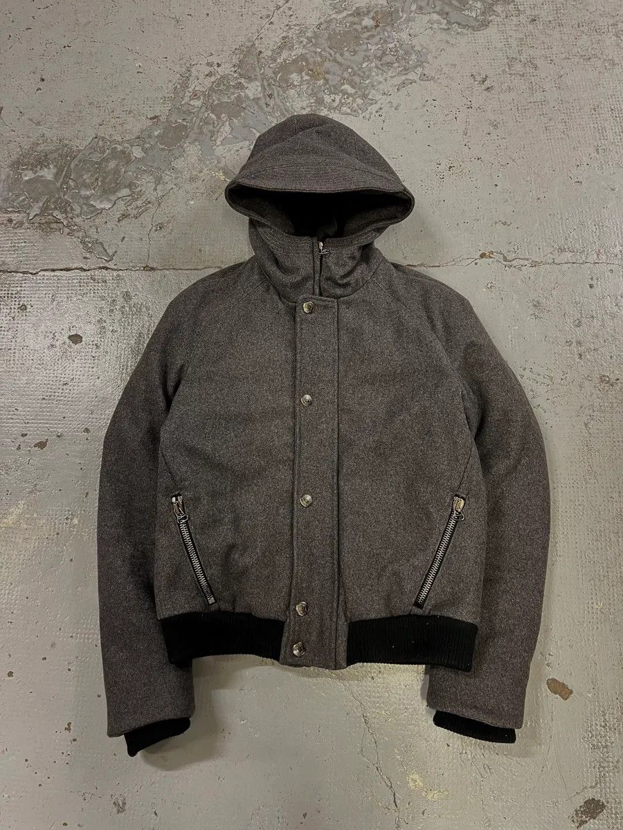 Pierre Balmain AW2012 Pierre Balmain Wool Zip Grey Bomber Jacket Size US S / EU 44-46 / 1 - 3 Thumbnail