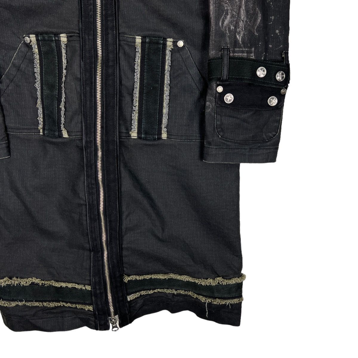 Japanese Brand 🔥 CYBERPUNK DENIM LONG JACKET Size US S / EU 44-46 / 1 - 5 Thumbnail