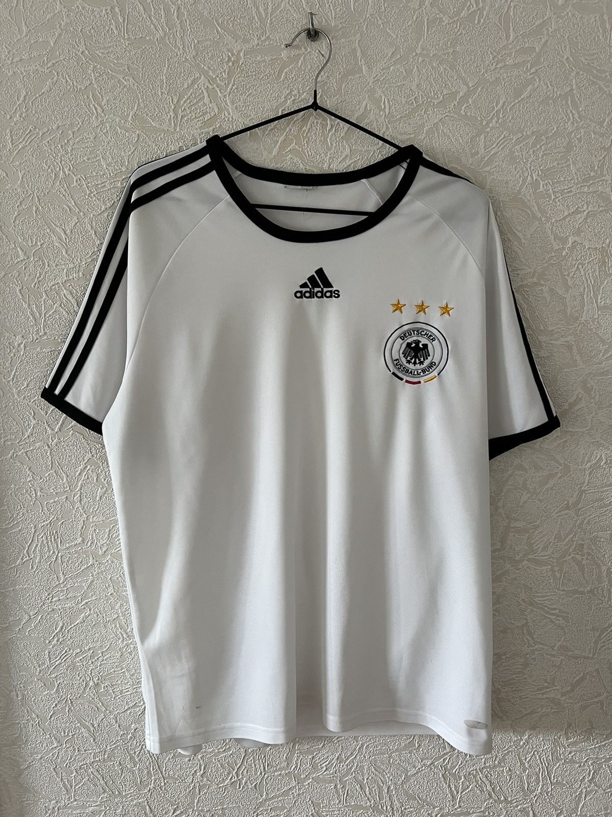 Vintage Adidas Germany Home Soccer Jersey Football Shirt 2009 2010 Size US L / EU 52-54 / 3 - 1 Thumbnail