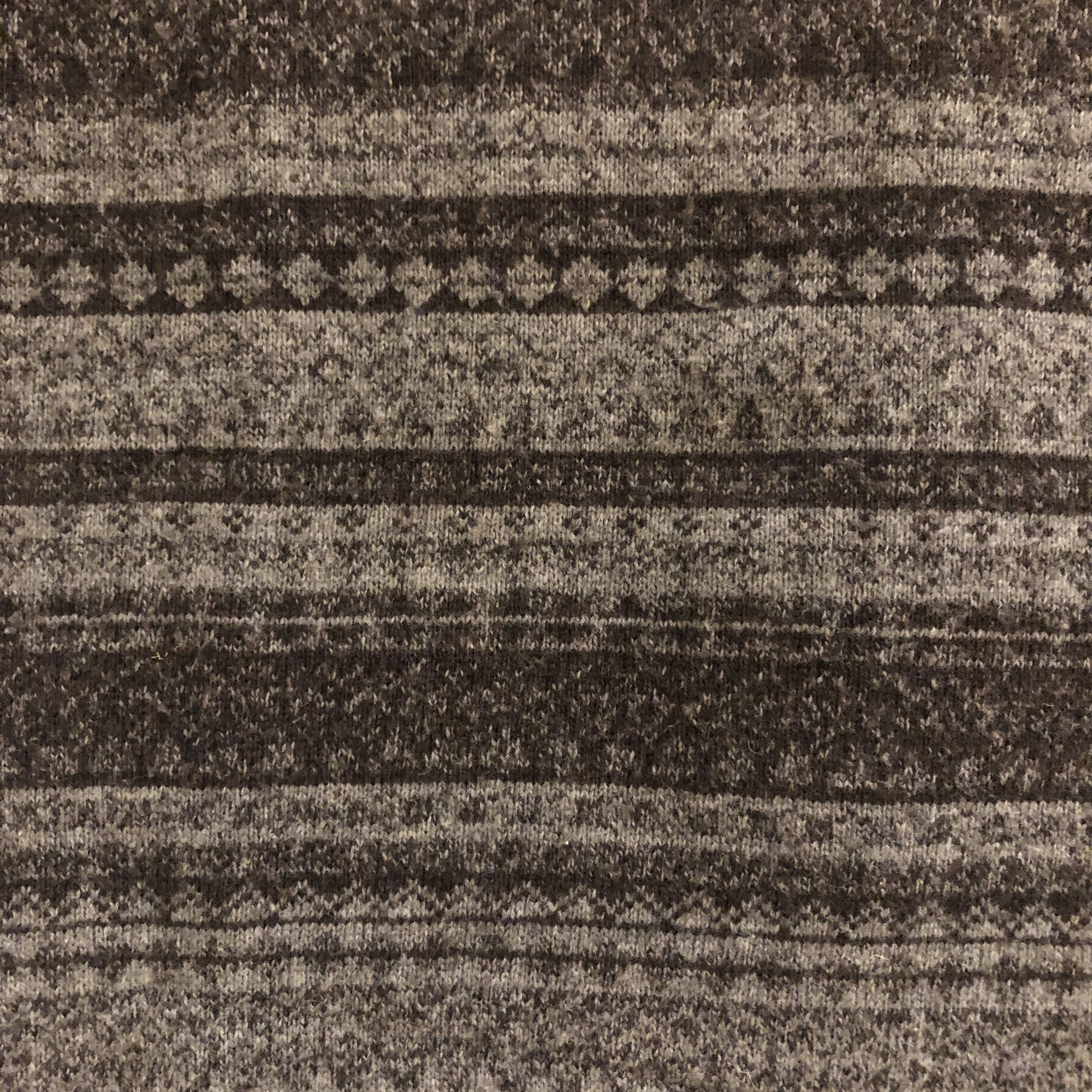 Jos. A. Bank Jos. A. Bank Reserve Gray/Brown Crewneck Sweater - Size M Size US M / EU 48-50 / 2 - 2 Thumbnail