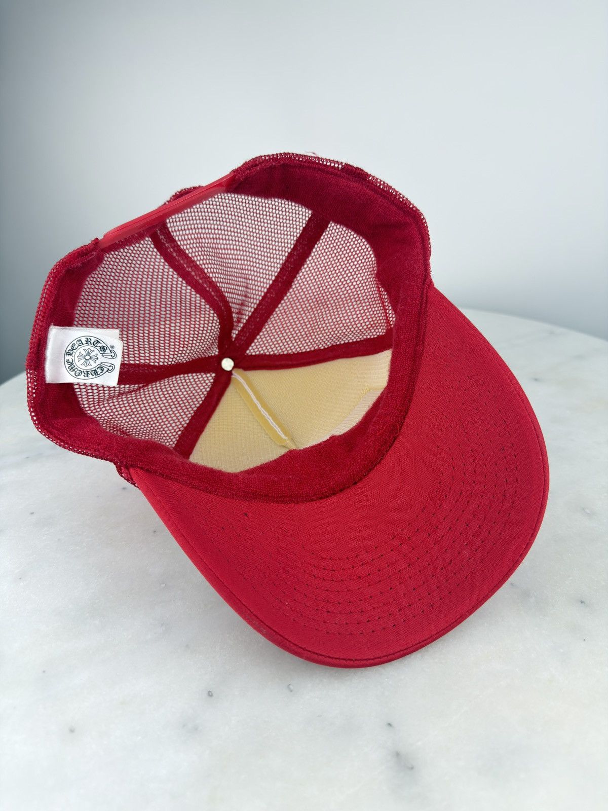 Chrome Hearts VINTAGE CHROME HEARTS FUCK RED CAP Size ONE SIZE - 7 Thumbnail