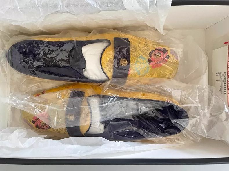 Gucci Gucci Men's Floral Loafers with Tiger Decoration-2505 Size US 6 / IT 36 - 9 Thumbnail