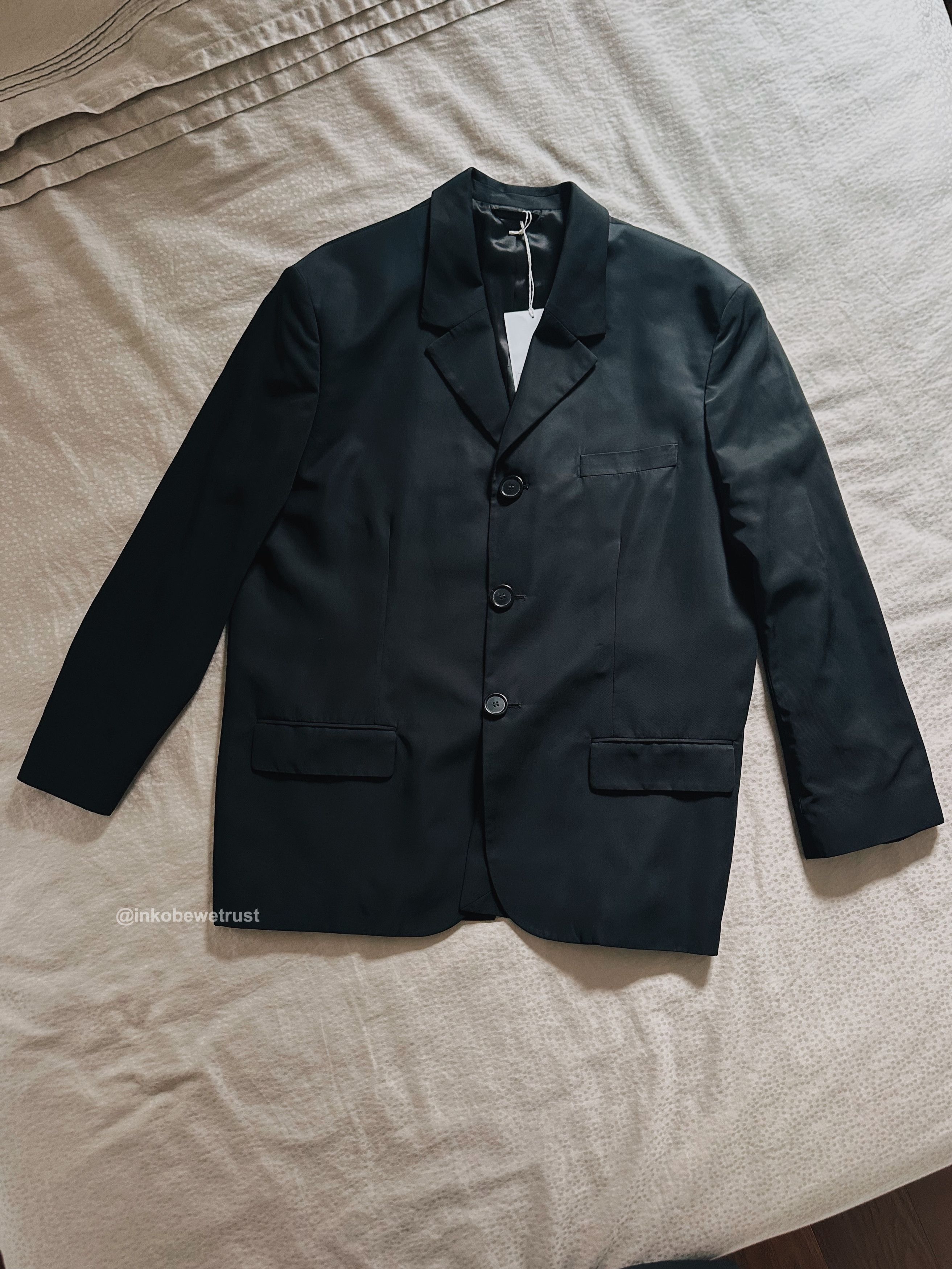 Acne Studios Relaxed fit suit jacket - Black Size 48R - 2 Thumbnail