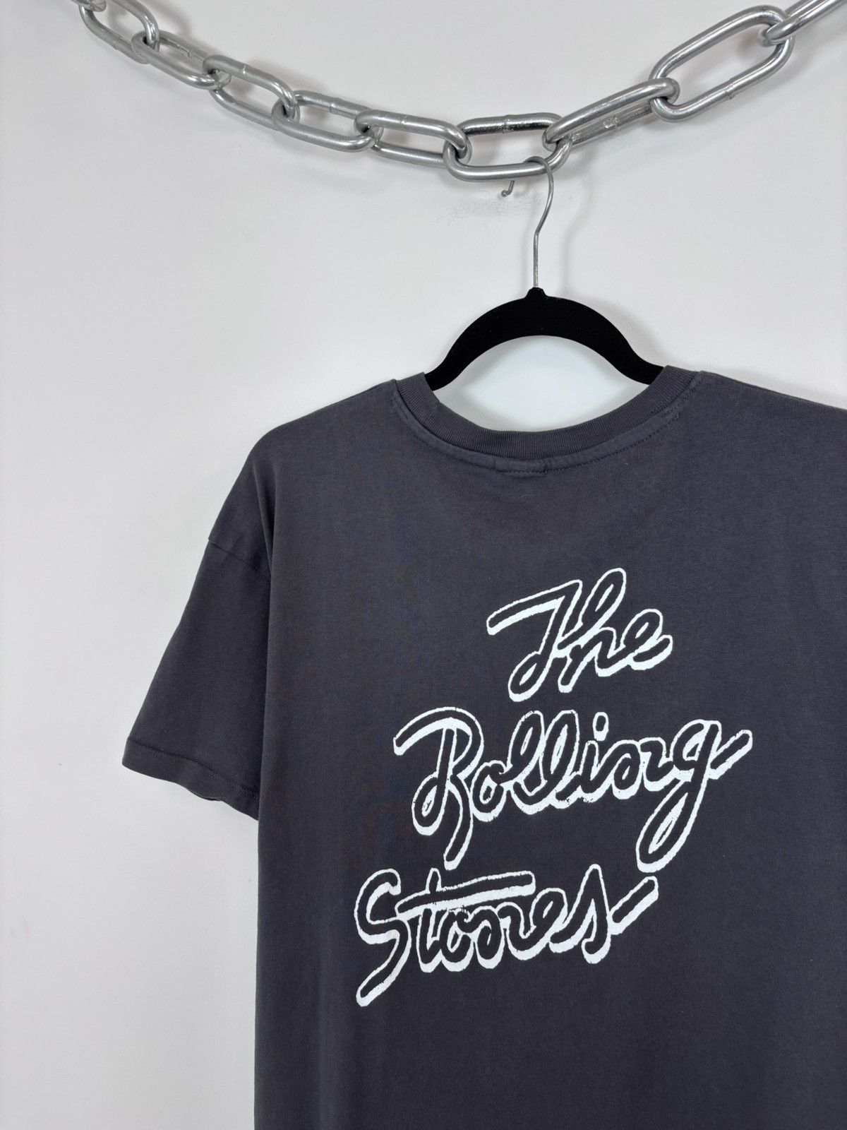 The Rolling Stones The Rolling Stones Big Tongue Logo Grey Band T-Shirt Tee Size US L / EU 52-54 / 3 - 12 Thumbnail