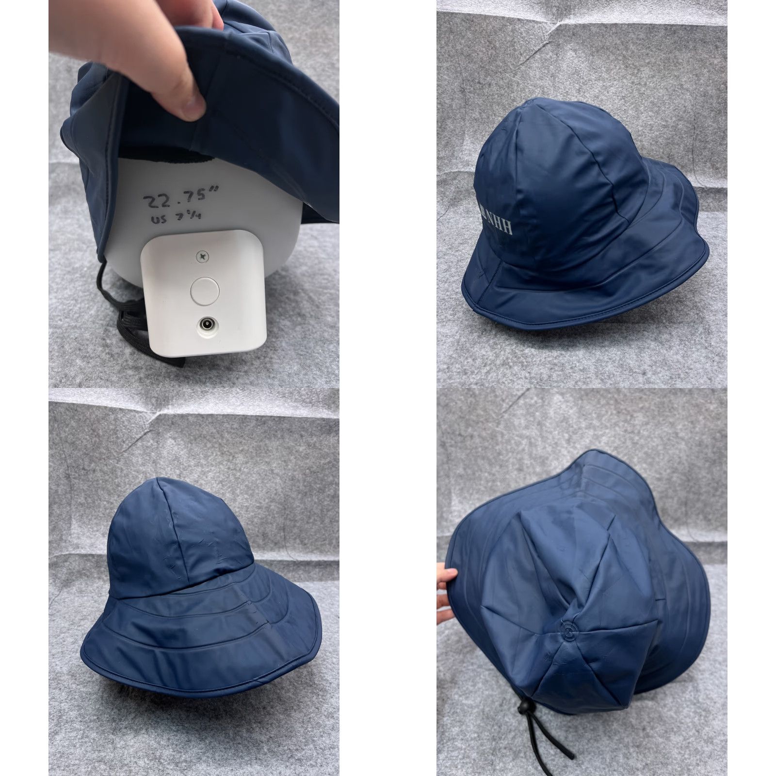 Vintage New Stream Sun Bucket Hat Adult OS Blue Polyester Blend Fish Hike Camp Mens Size ONE SIZE - 8 Thumbnail