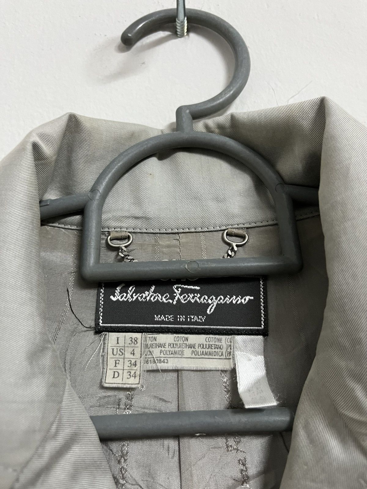 Salvatore Ferragamo 💥Vintage 80s SALVATORE FERRAGAMO Made In Italy Luxury Jacket Size S / US 4 / IT 40 - 6 Thumbnail