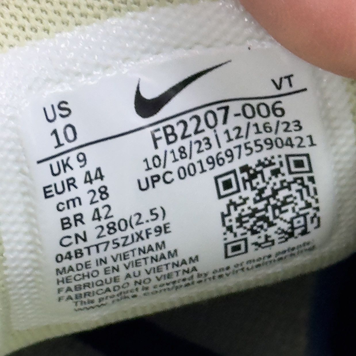 Nike Original Nike Revolution 7 FB2207-006 | US 10 / EU 44 Size US 10 / EU 43 - 10 Thumbnail
