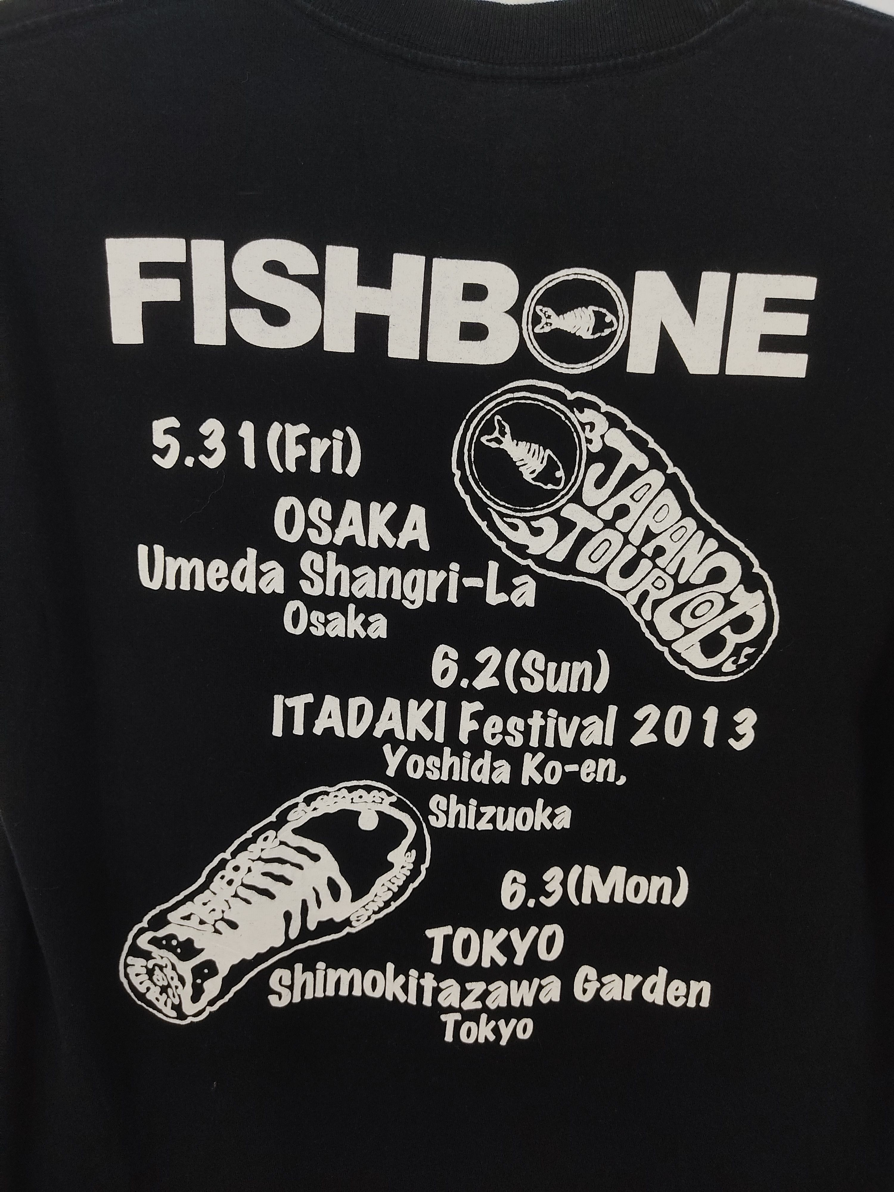 Band Tees Rare Fishbone Japan Tour 2013 Band T-Shirt Size US S / EU 44-46 / 1 - 5 Thumbnail
