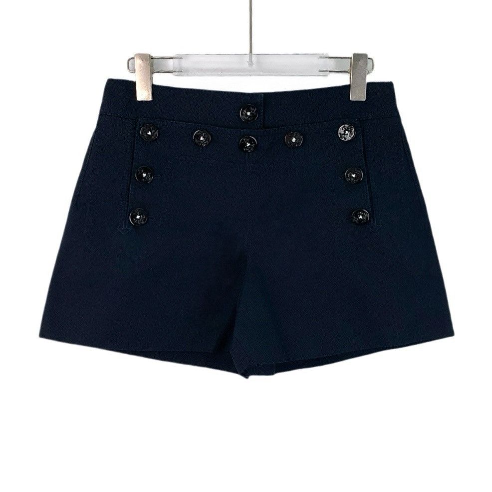 Dolce & Gabbana Dolce & Gabbana Blue Buckle Decor Casual Denim Shorts K26WX Size 27" / US 4 / IT 40 - 1 Thumbnail