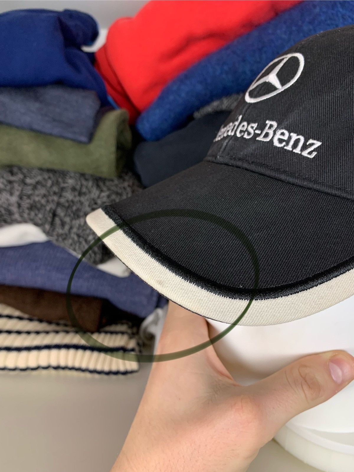 Mercedes-Benz Mercedes Benz Big Logo Cap Hat Size ONE SIZE - 5 Thumbnail