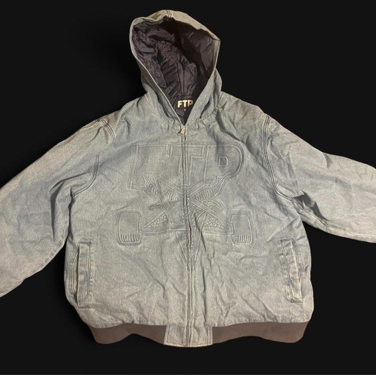 Ftp x Thrasher denim zip-up jacket
