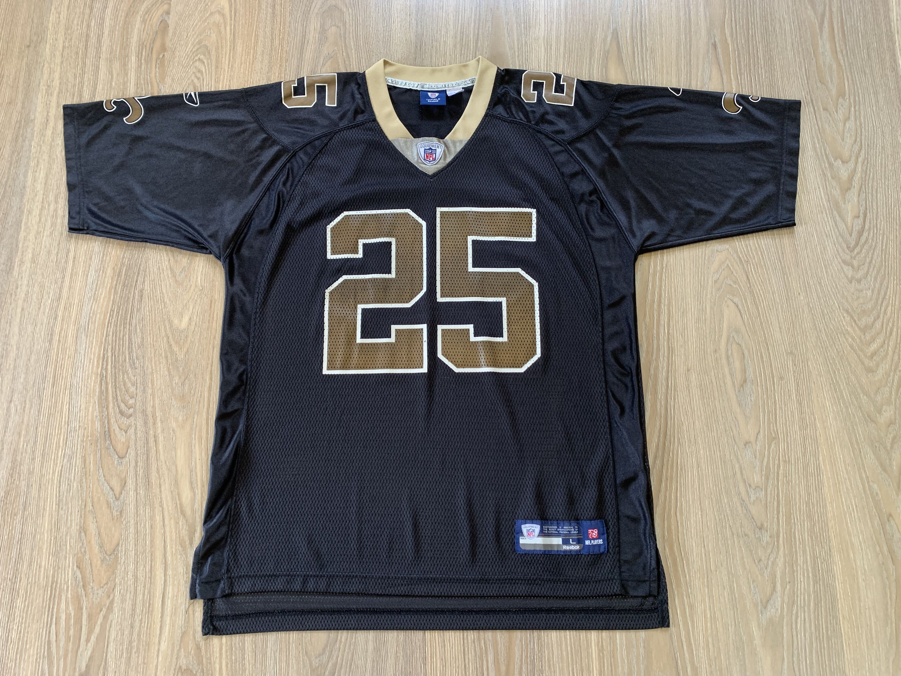 NFL × Reebok × Vintage Reebok New Orleans Saints Reggie Bush #25 Jersey Size US L / EU 52-54 / 3 - 3 Thumbnail