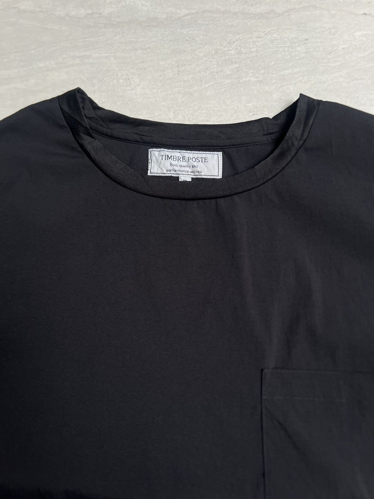 Other TIMBRE POSTE Black Boxy T-shirt Size US L / EU 52-54 / 3 - 4 Thumbnail