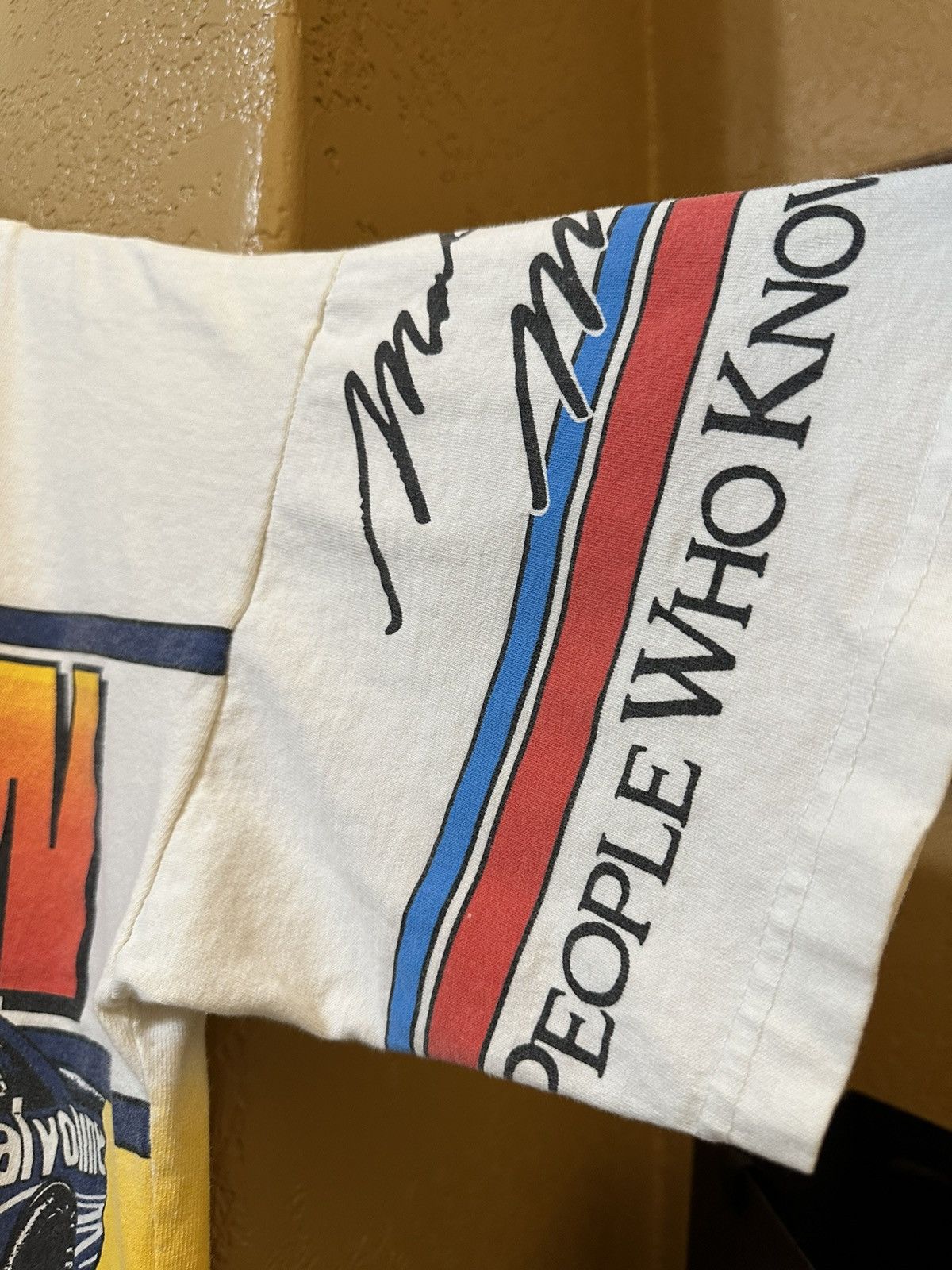 NASCAR × Vintage Vintage 1993 NASCAR Mark Martin Valvoline All Over Print Tee Size US M / EU 48-50 / 2 - 6 Thumbnail