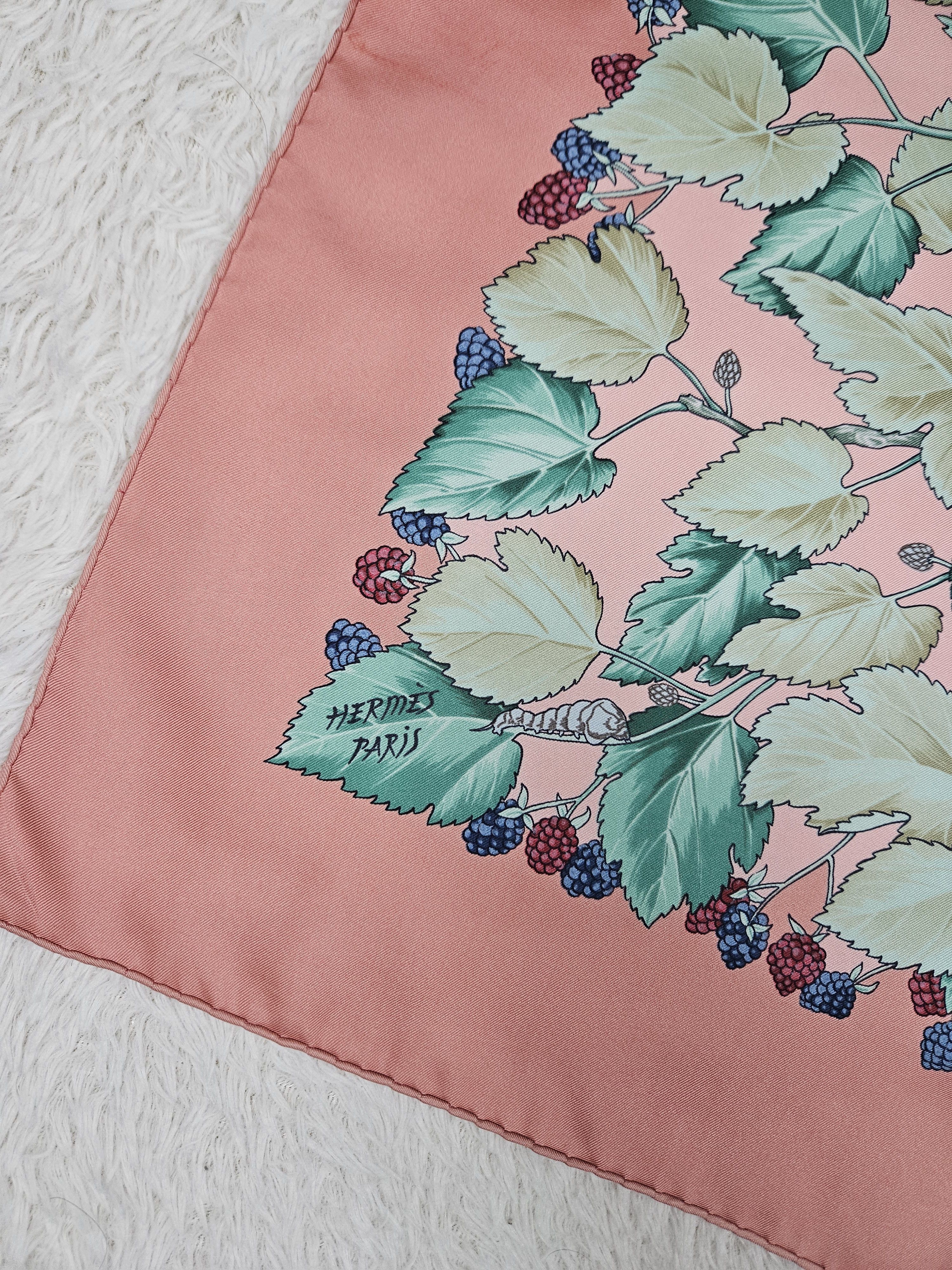 Hermes Hermes L Arbre De Soie Silk Scarf Size ONE SIZE - 4 Thumbnail