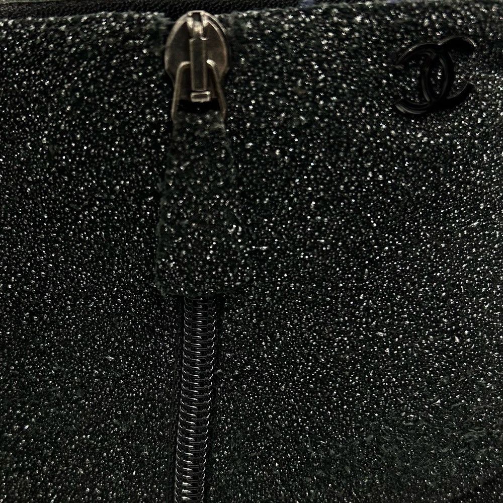 Chanel CHANEL INTERLOCKING CC GLITTER SUEDE CAP TOE ANKLE BOOTS Size US 10.5 / IT 40.5 - 14 Thumbnail