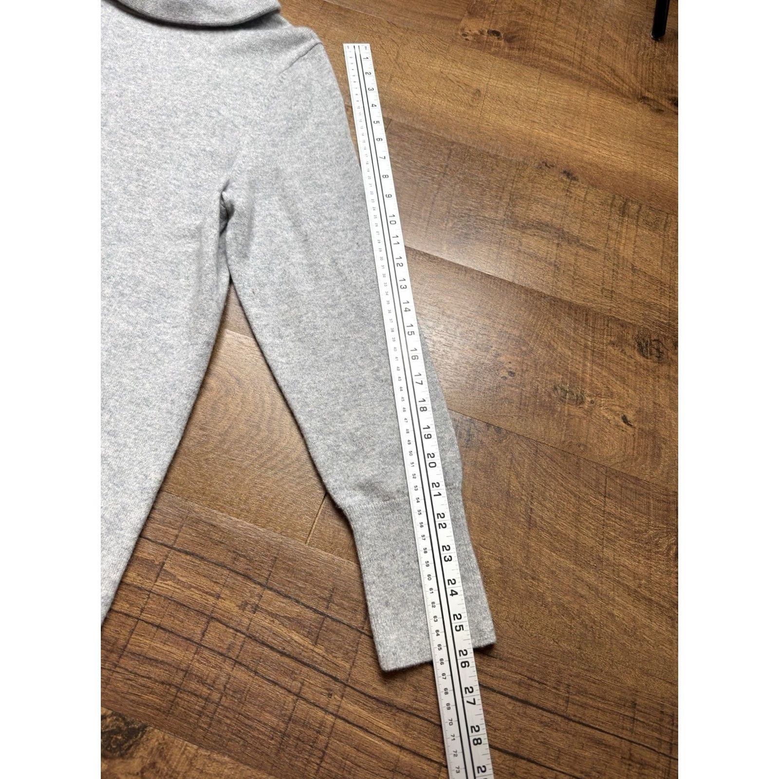 Talbots TALBOTS Heather Gray XL Cashmere Long Sleeve Sweater Size XL / US 12-14 / IT 48-50 - 7 Thumbnail