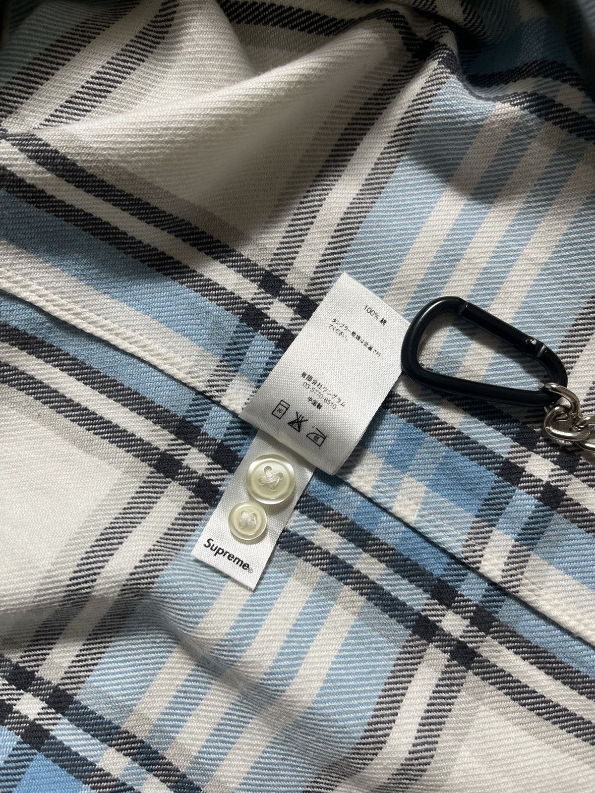 Supreme ❌SOLD❌Supreme plaid flannel shirt Size US L / EU 52-54 / 3 - 9 Thumbnail
