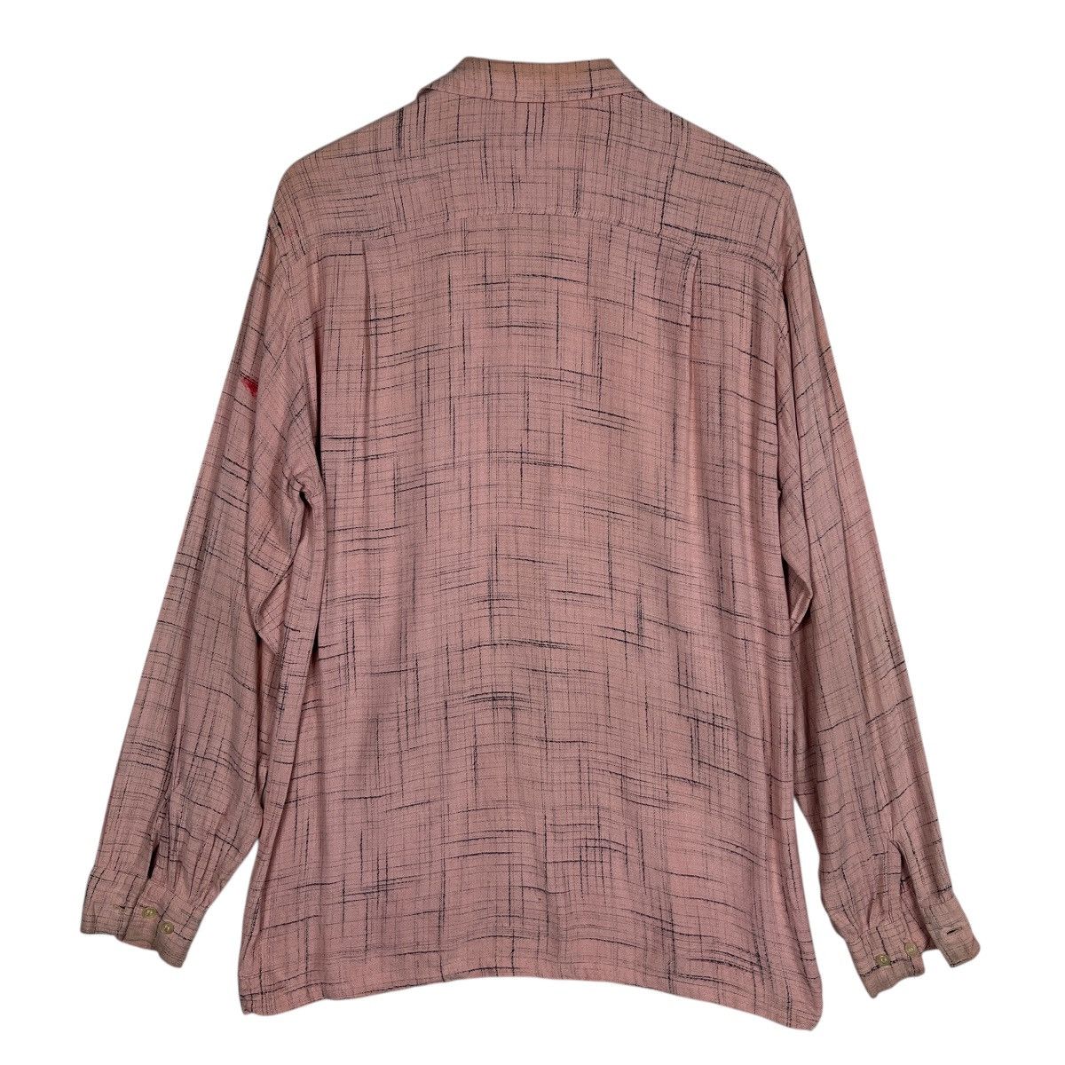 Japanese Brand 90s Vintage Cream Soda Rayon Long Sleeve Button Shirt Size US M / EU 48-50 / 2 - 3 Thumbnail