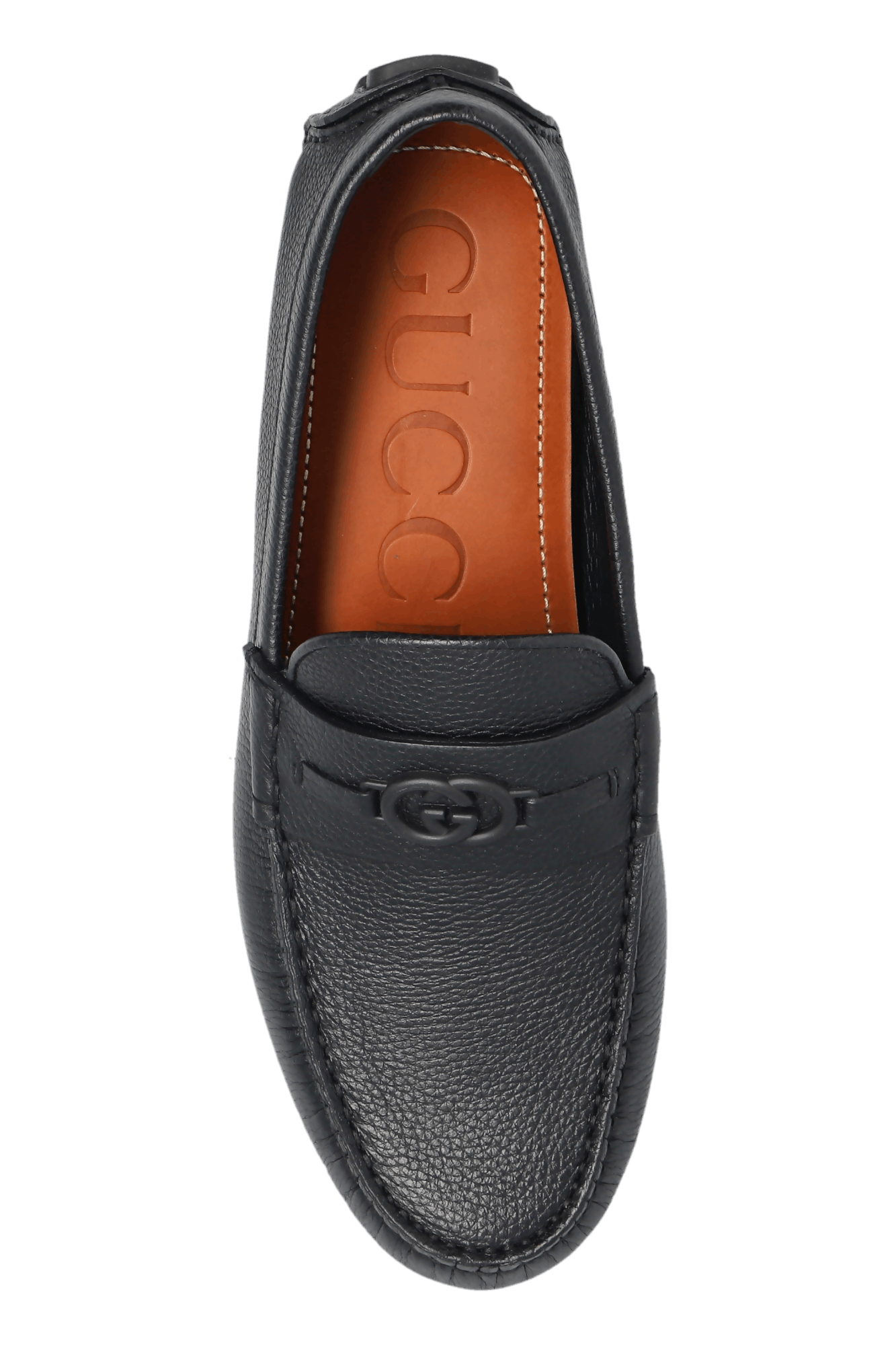 Gucci o1loc1c0426 820658 Men's Driver Loafers Shoes in Black Size US 9 / EU 42 - 5 Thumbnail