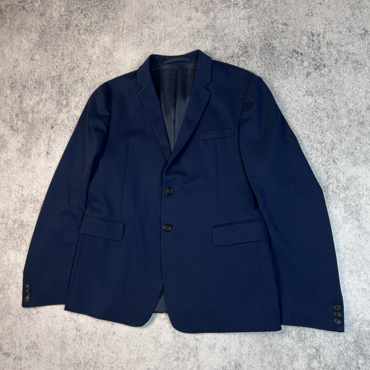 Prada Prada Milano Blue 2 buttons Mens blazer Size 54R - 3 Thumbnail