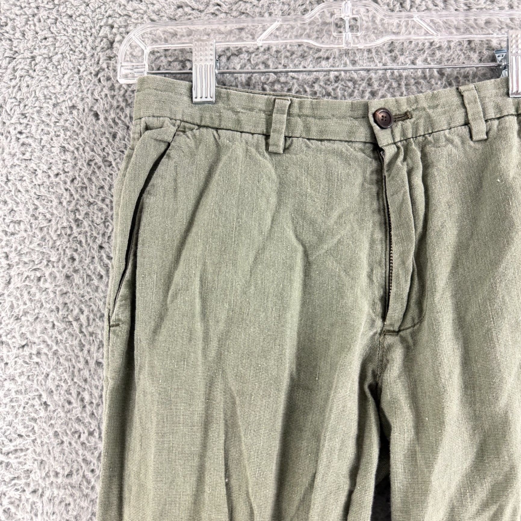 Apolis Apolis Global Citizen Civilian Chino Pants Men 28 Green Linen Cotton Casual Size US 28 / EU 44 - 2 Thumbnail