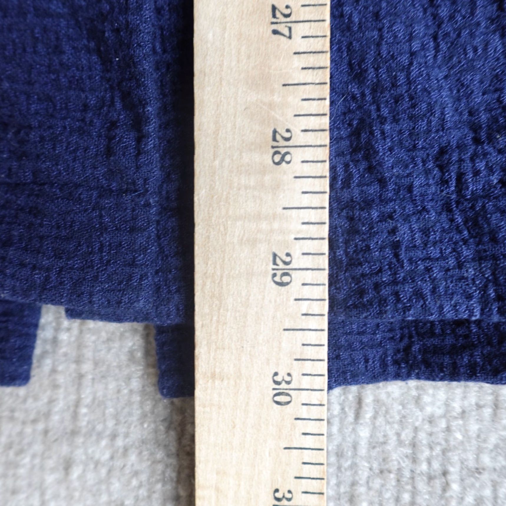 Eileen Fisher Eileen Fisher Jacket Womens Large Blue Jacquard Hidden Placket Band Collar Size L / US 10 / IT 46 - 2 Thumbnail