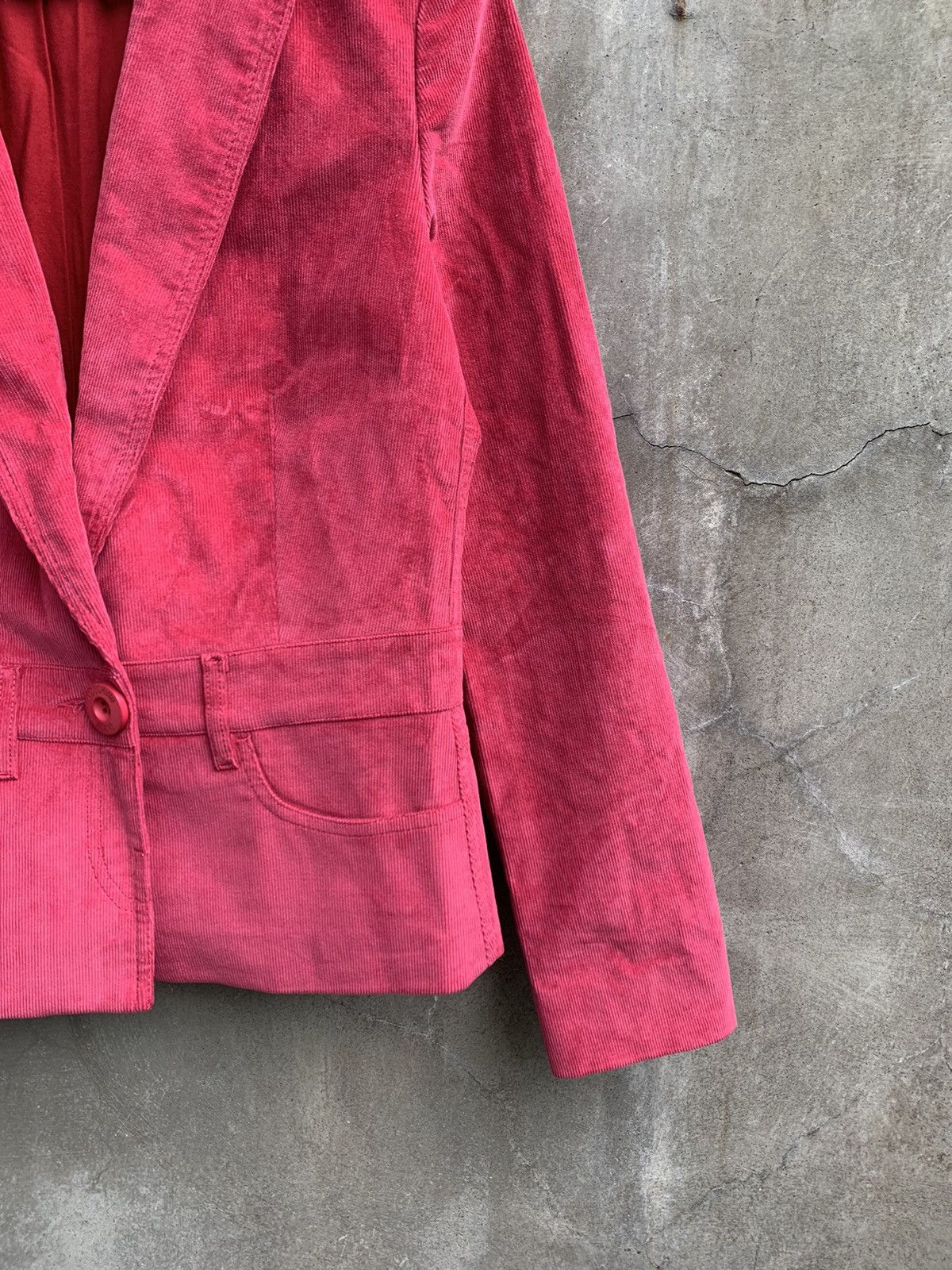 Moschino Bi Pocket Corduroy Blazer Size M / US 6-8 / IT 42-44 - 3 Thumbnail