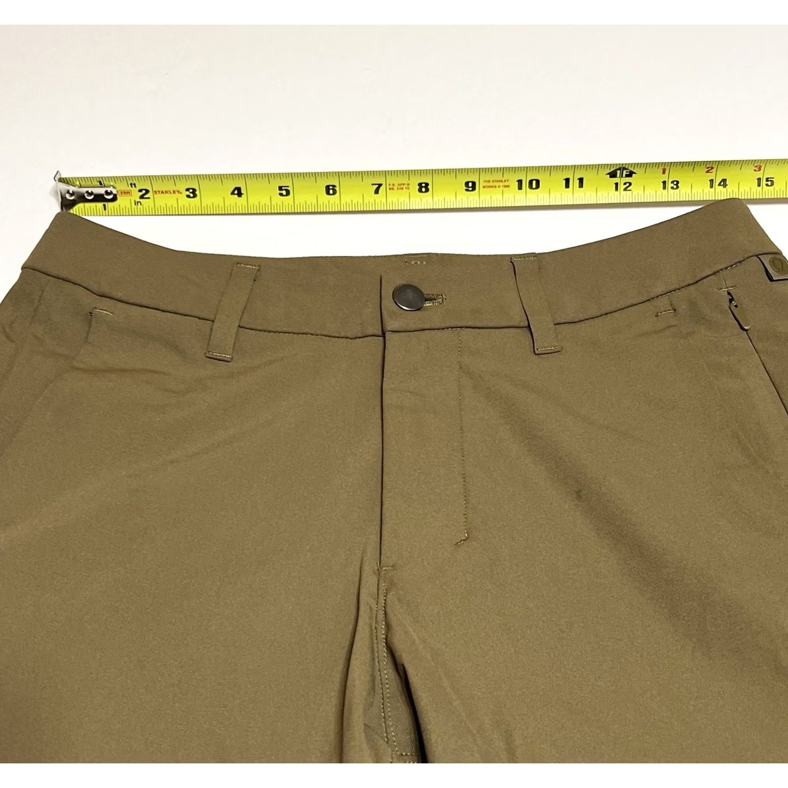 Lululemon Lululemon Commission Pant Slim Warpstreme Brown 29x28 Pants Mens Regular Slim Flat Front Zip Chino City Preppy Size US 29 - 3 Thumbnail