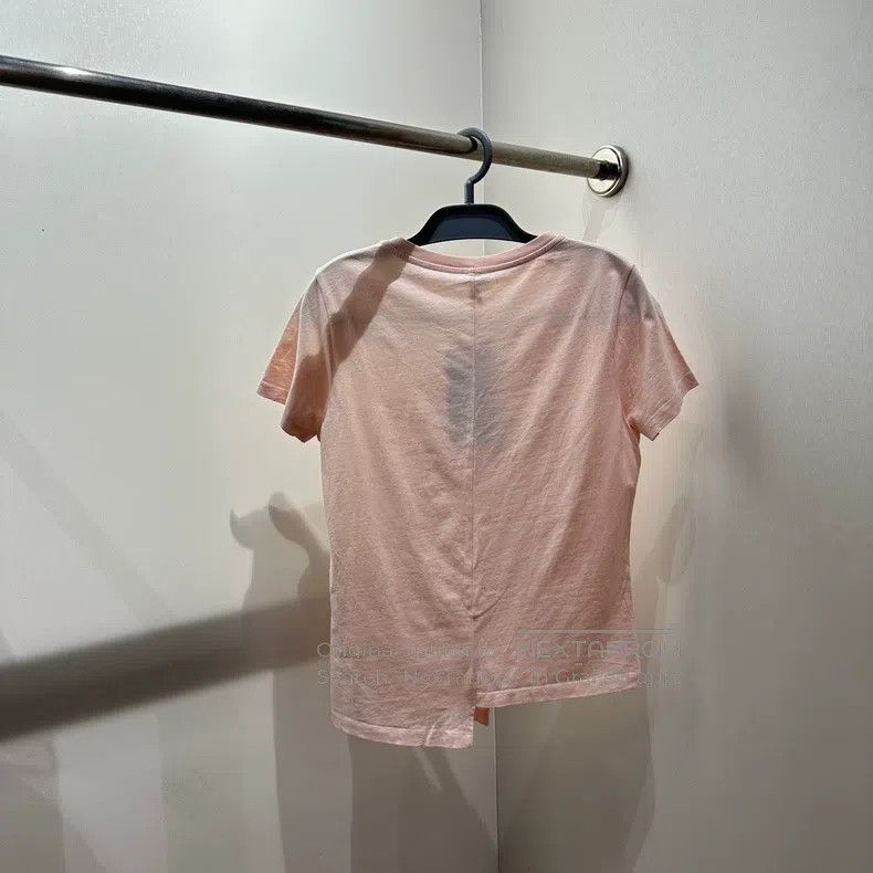 Loewe Loewe Logo Embroidered Asymmetrical Short Sleeve Size S / US 4 / IT 40 - 2 Thumbnail