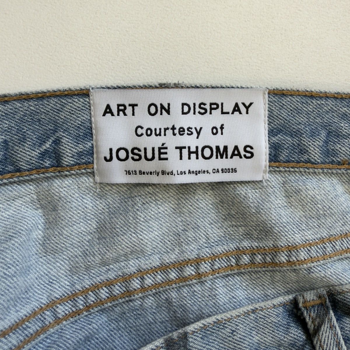 Gallery Dept. ‘Cage Ventura’ Print Washed Blue Jeans Size US 32 / EU 48 - 7 Thumbnail
