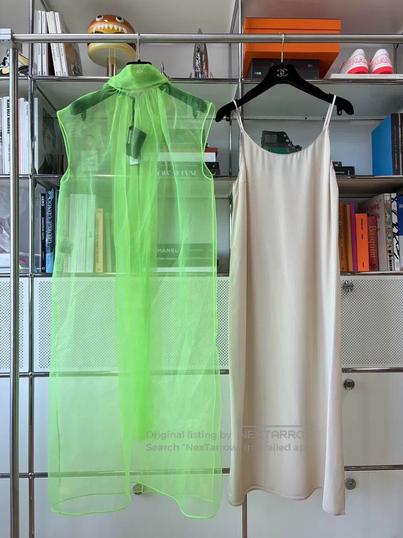 Prada Prada Green mesh dress Size XS / US 0-2 / IT 36-38 - 2 Thumbnail