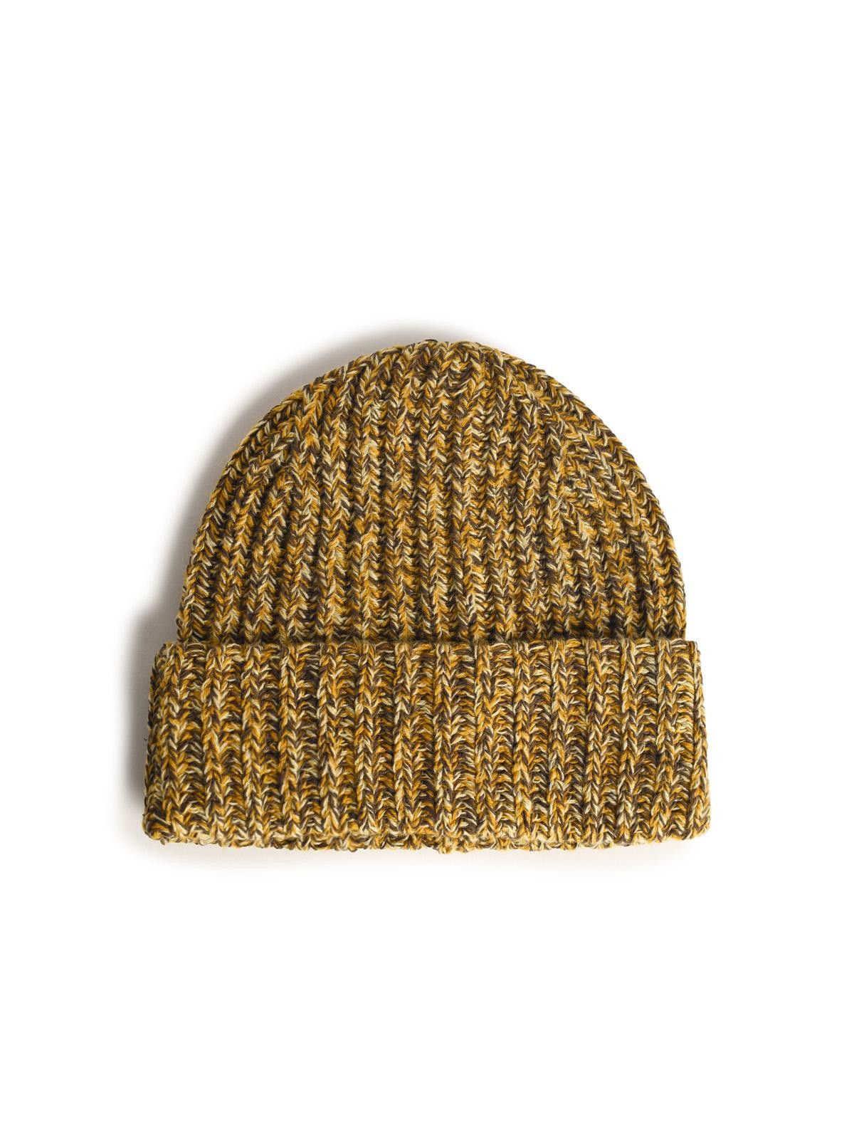 Sefr SEFR 'Chunky' Beanie In Yellow Beige Wool Blend Size ONE SIZE - 1 Thumbnail