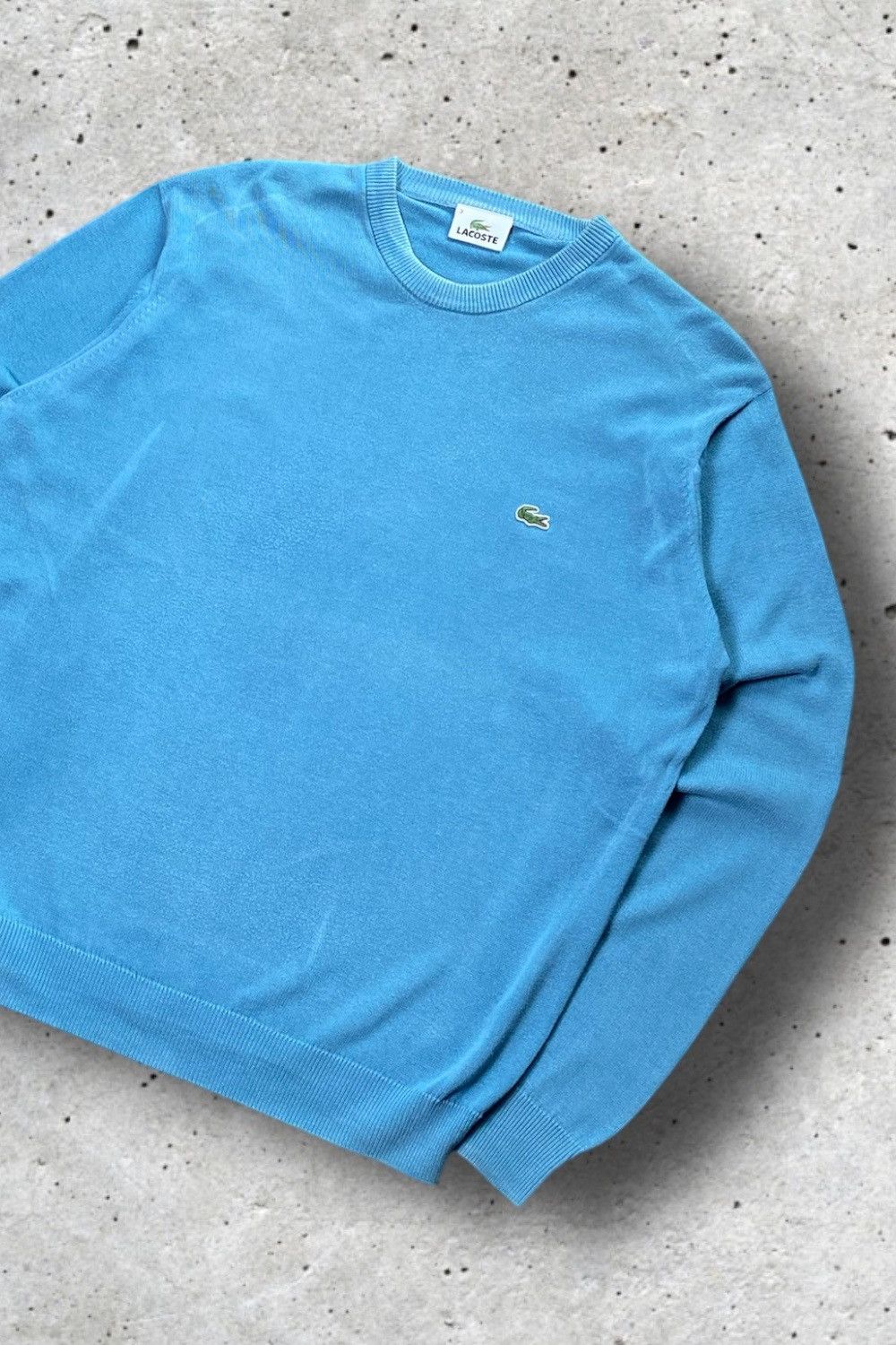 Lacoste Lacoste Vintage Sweater L Baby Blue, Light Blue, Pulli Men‘s Size US L / EU 52-54 / 3 - 4 Thumbnail