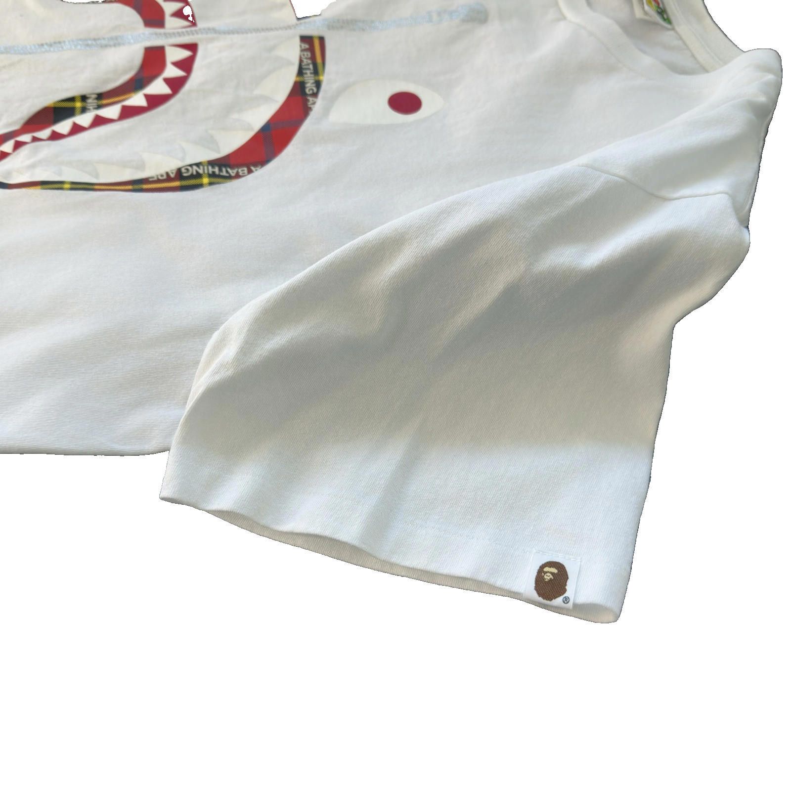 Other A Bathing ape BAPE Logo Check Shark Tee Size US XL / EU 56 / 4 - 7 Thumbnail