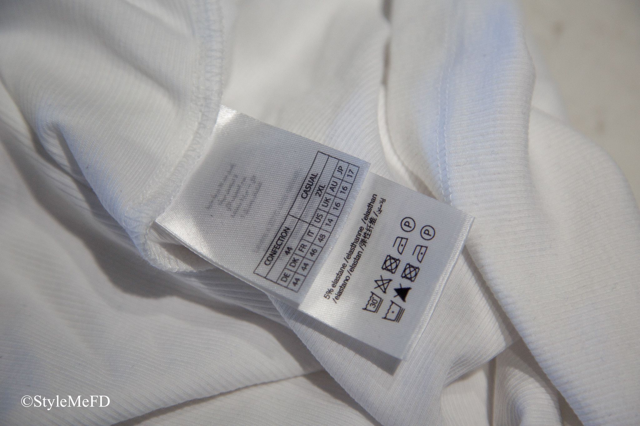 REMAIN Birger Christensen REMAIN Birger Christensen White Cut-Out Short Sleeve T-Shirt Size XL / US 12-14 / IT 48-50 - 6 Thumbnail