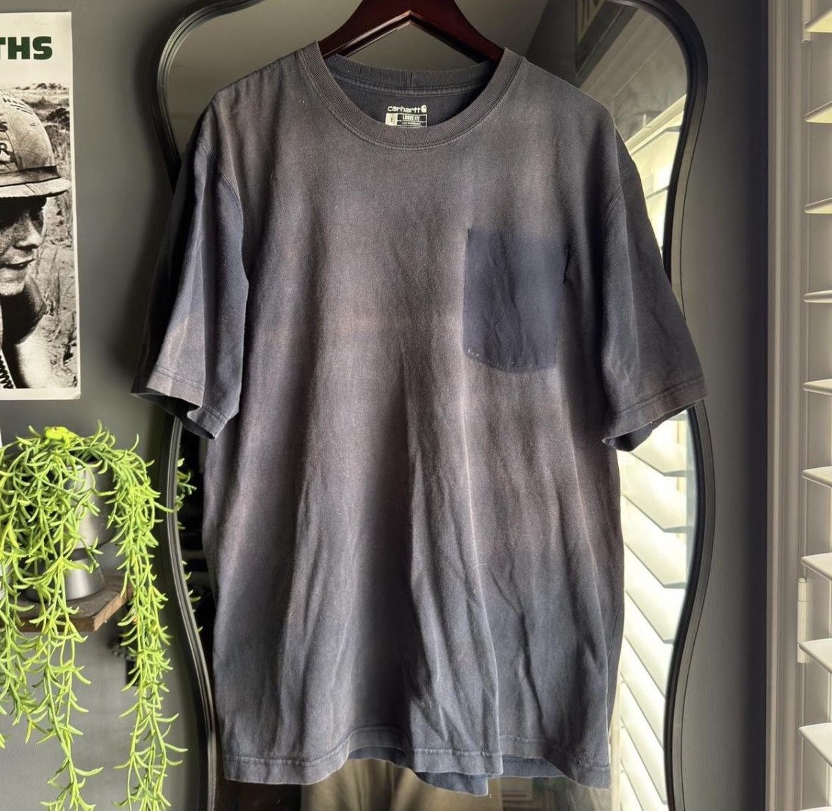 Vintage Vintage Carhartt Ghost Pocket T-Shirt Size US L / EU 52-54 / 3 - 1 Thumbnail