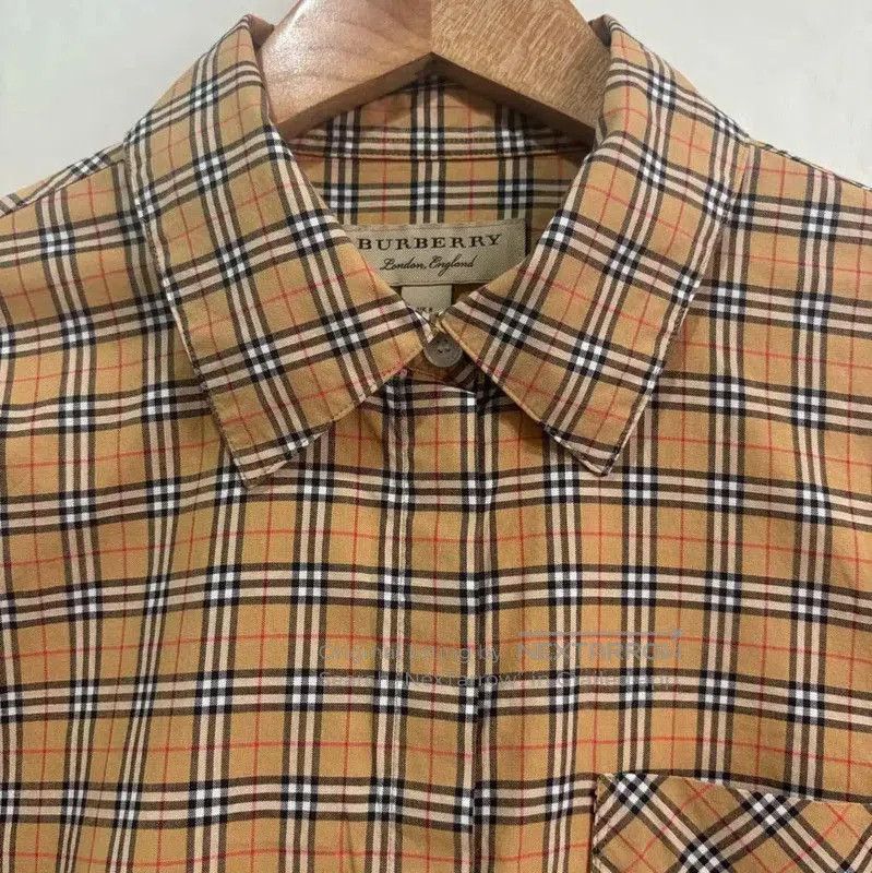 Burberry Burberry Long Sleeve Checkered Cotton Shirt. Size M / US 6-8 / IT 42-44 - 5 Thumbnail