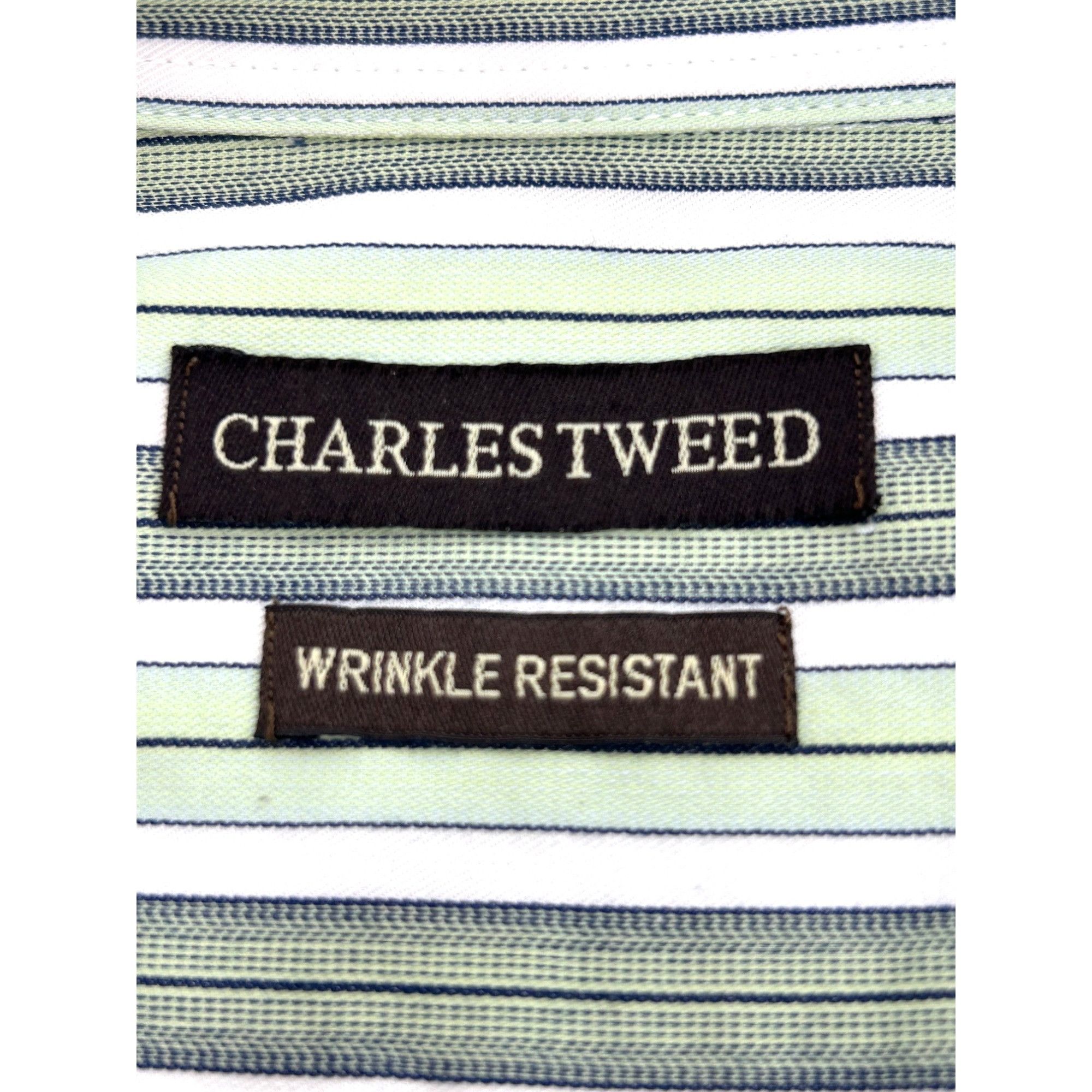 Other Charles Tweed Men’s Shirt Button Down Striped Long Sleeve XX Size US XXL / EU 58 / 5 - 5 Thumbnail