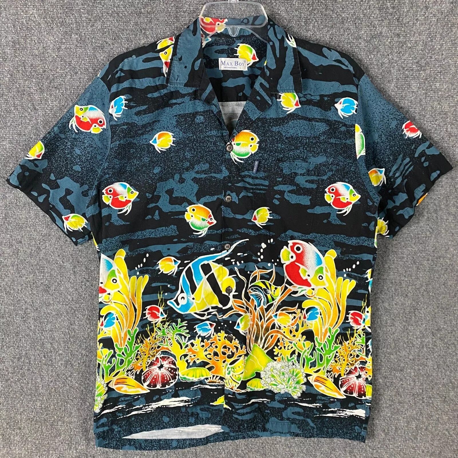 Other Max Boy Hawaiian Shirt Men's Large Short Sleeve Cotton L Size US L / EU 52-54 / 3 - 1 Thumbnail