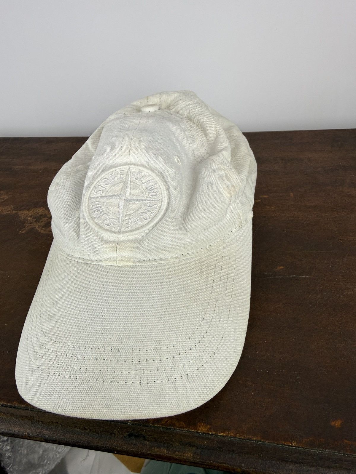 Stone Island White Stone Island visor cap Size ONE SIZE - 2 Thumbnail